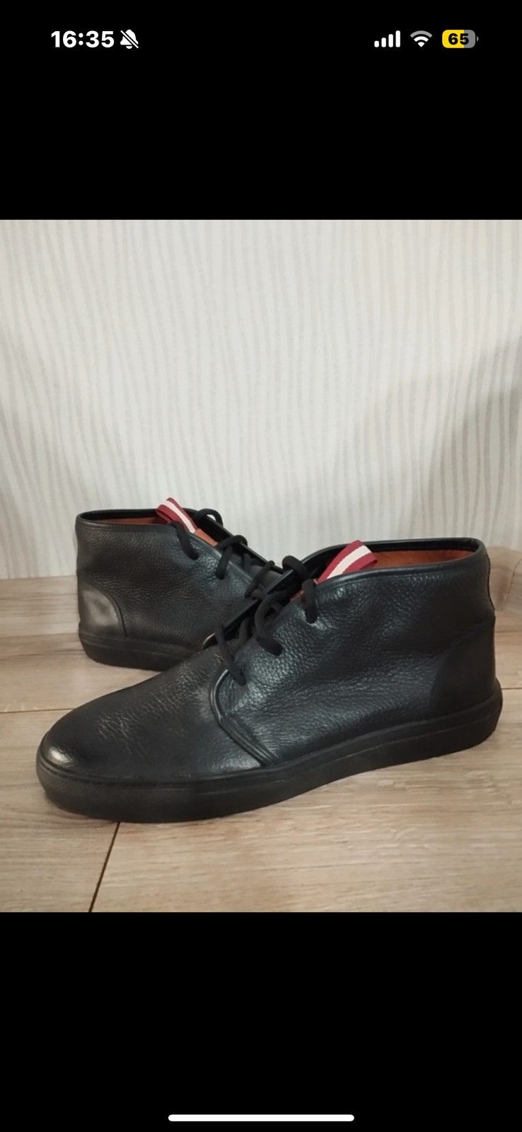 Bally Bally Hershal sneakers leather black size 43 us 10 Size US 10 / EU 43 - 1 Thumbnail