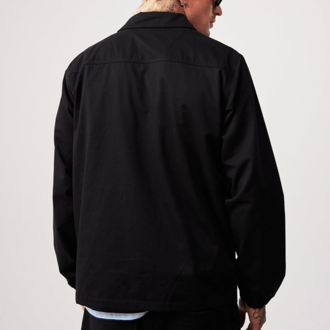 Afends NWT Afends - Spaced - Recycled Black Coach Jacket - Medium Size US M / EU 48-50 / 2 - 12 Thumbnail