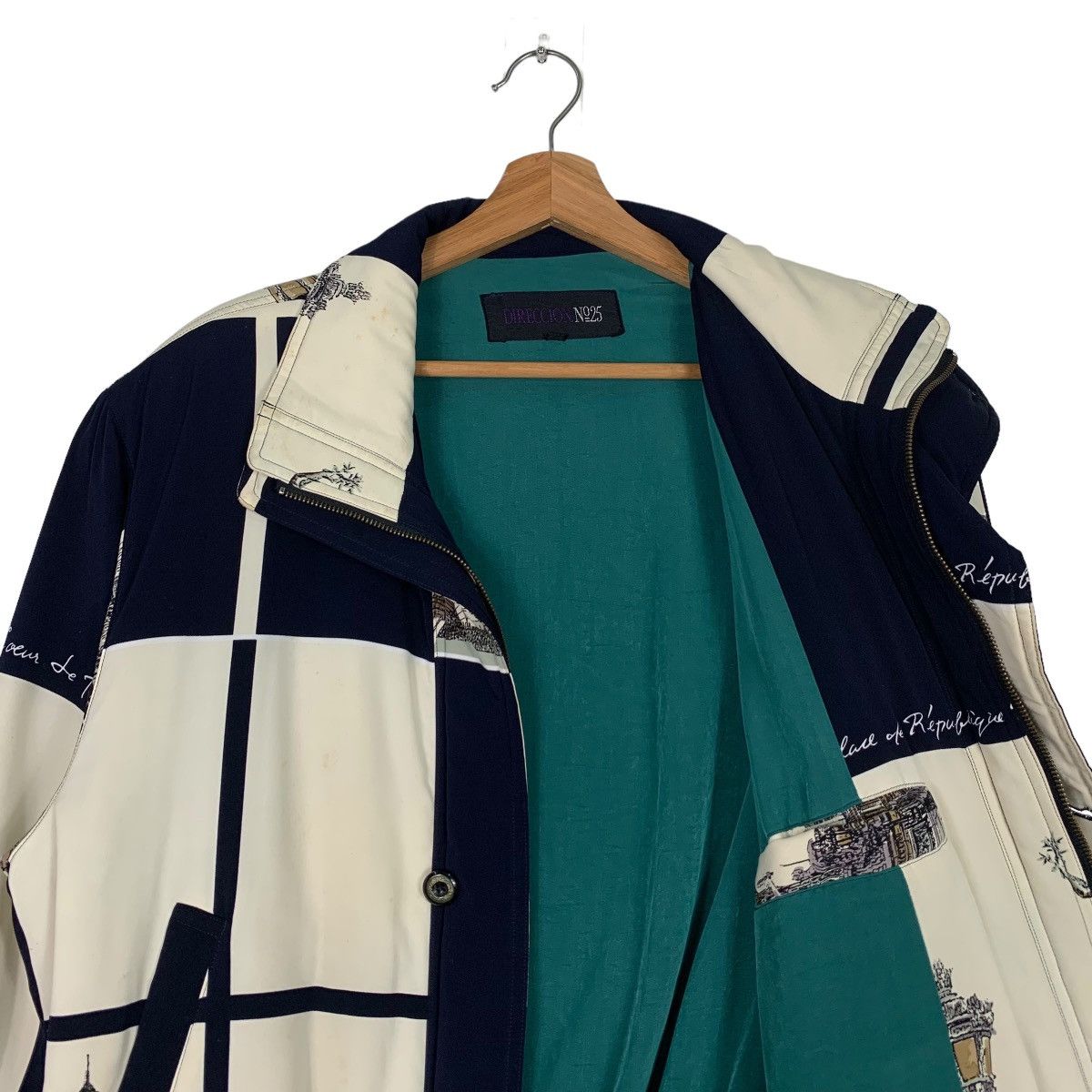 Japanese Brand DIRECCION NO25 PARIS HISTORY FULLPRINT JACKET #0130-C7 Size US M / EU 48-50 / 2 - 9 Thumbnail