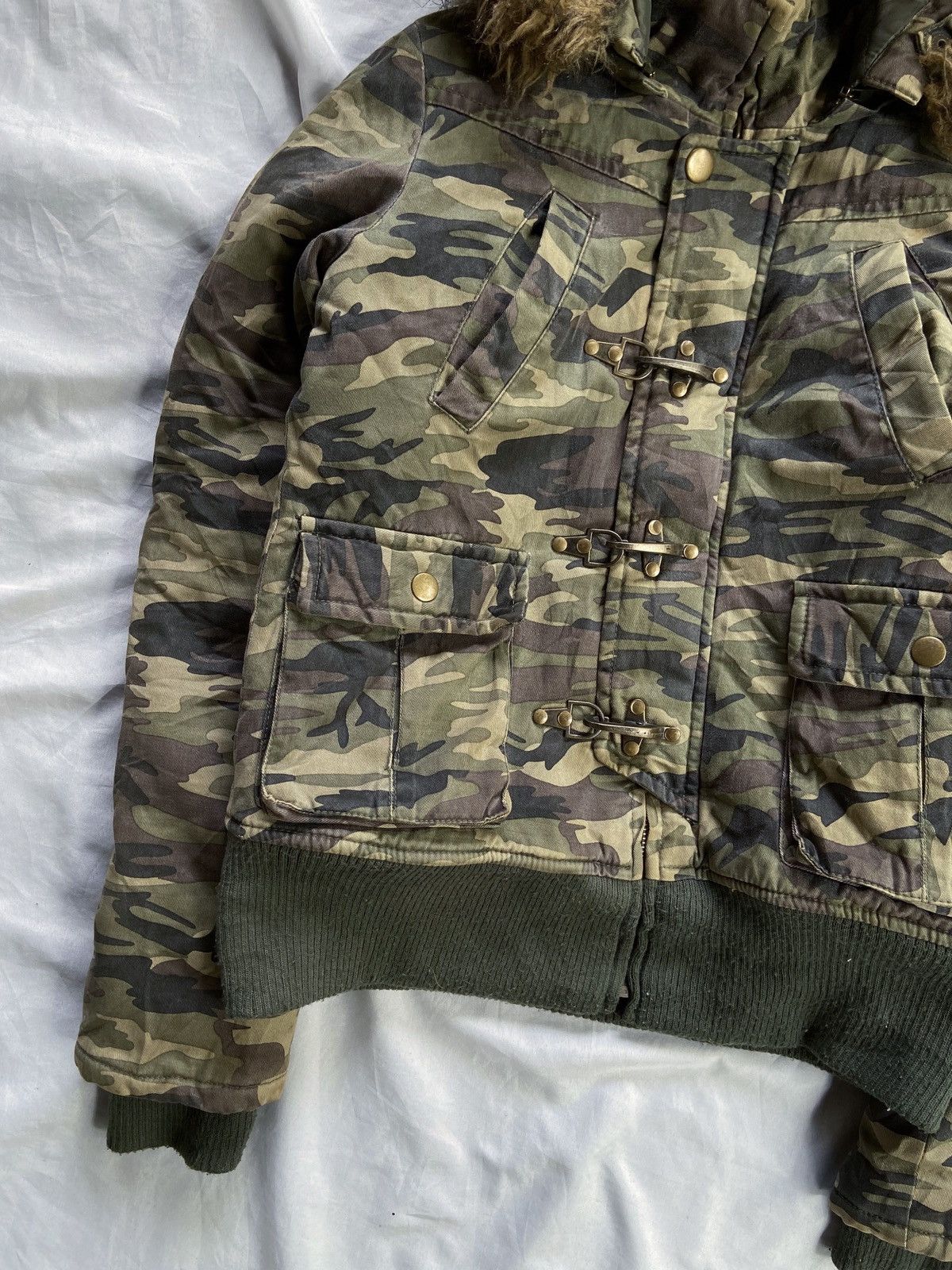 PPFM U.T.D ARMY BONO FAUX FUR JACKET Size US S / EU 44-46 / 1 - 4 Thumbnail