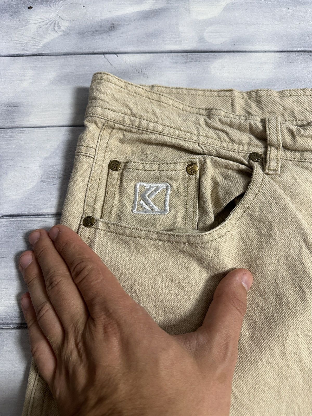 Rap Tees Rare Karl Kani Baggy Jeans Carpenter Rap Skate Y2K. Size US 38 / EU 54 - 10 Thumbnail