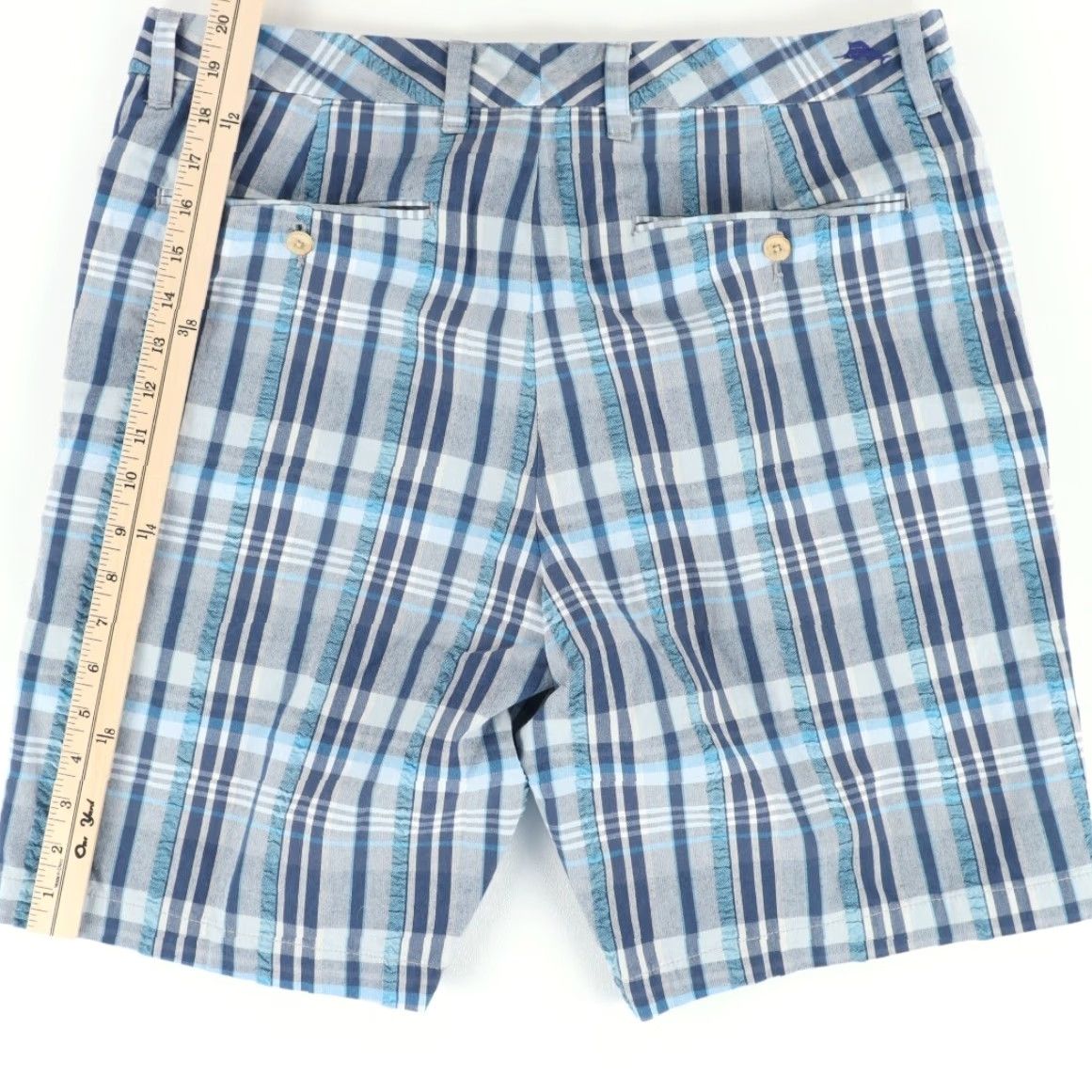Tommy Bahama Tommy Bahama Cotton Twill Chino Shorts Multi-Colored Plaid Men's 34 Size US 34 / EU 50 - 4 Thumbnail