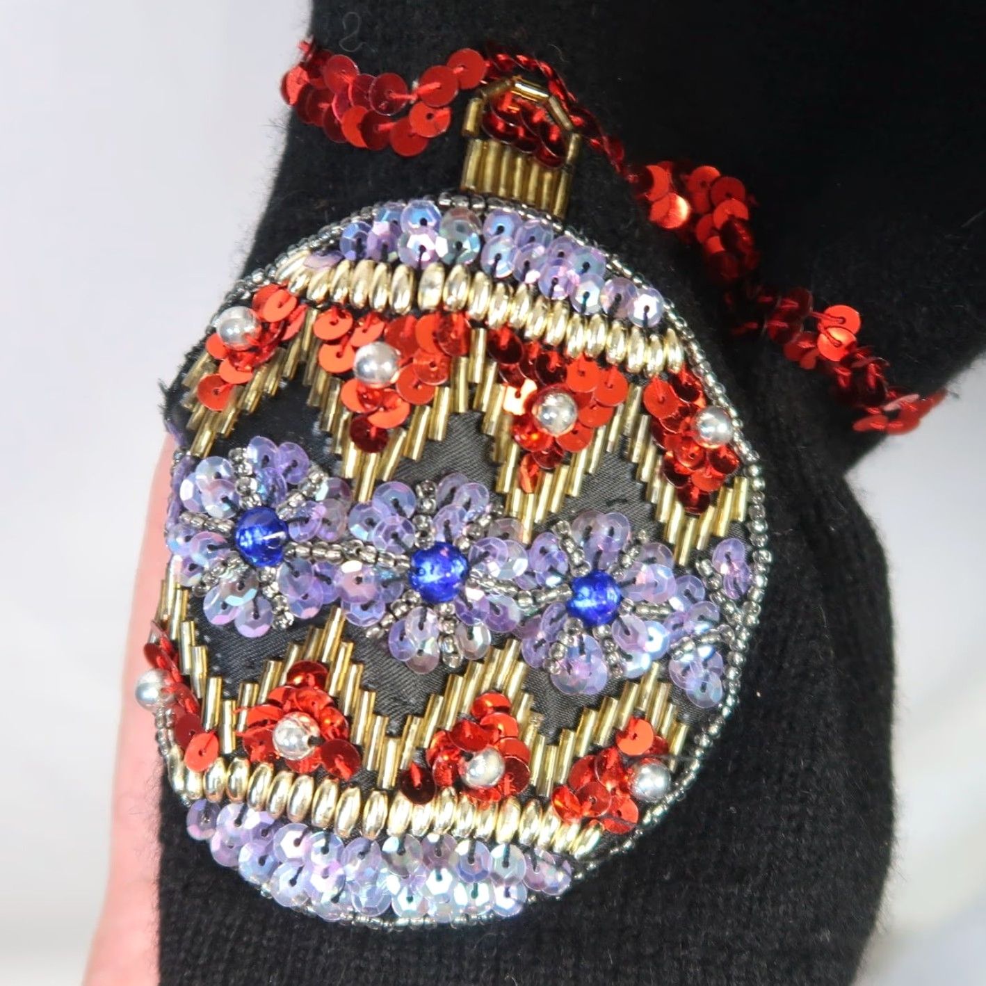 Vintage VINTAGE 90S CHRISTMAS WESTBOUND BLACK ANGORA WOOL SEQUIN CARDIGAN M User: VINTAGE 90S WESTBOUND BLACK ANGORA WOOL SEQUIN CARDIGAN M Size M / US 6-8 / IT 42-44 - 5 Thumbnail