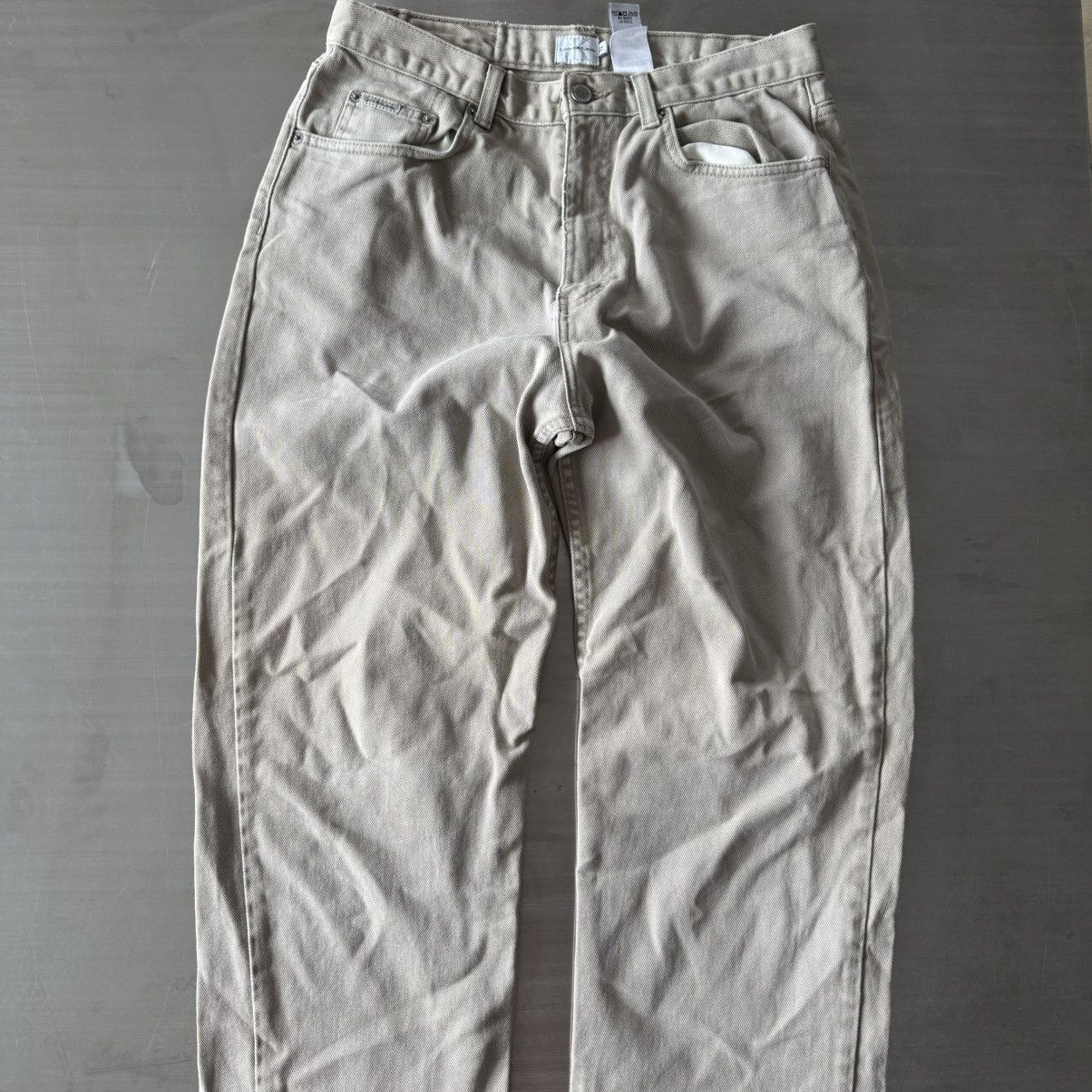 Calvin Klein Vintage Calvin Klein straight leg denim size 32 in cream Size US 32 / EU 48 - 1 Thumbnail