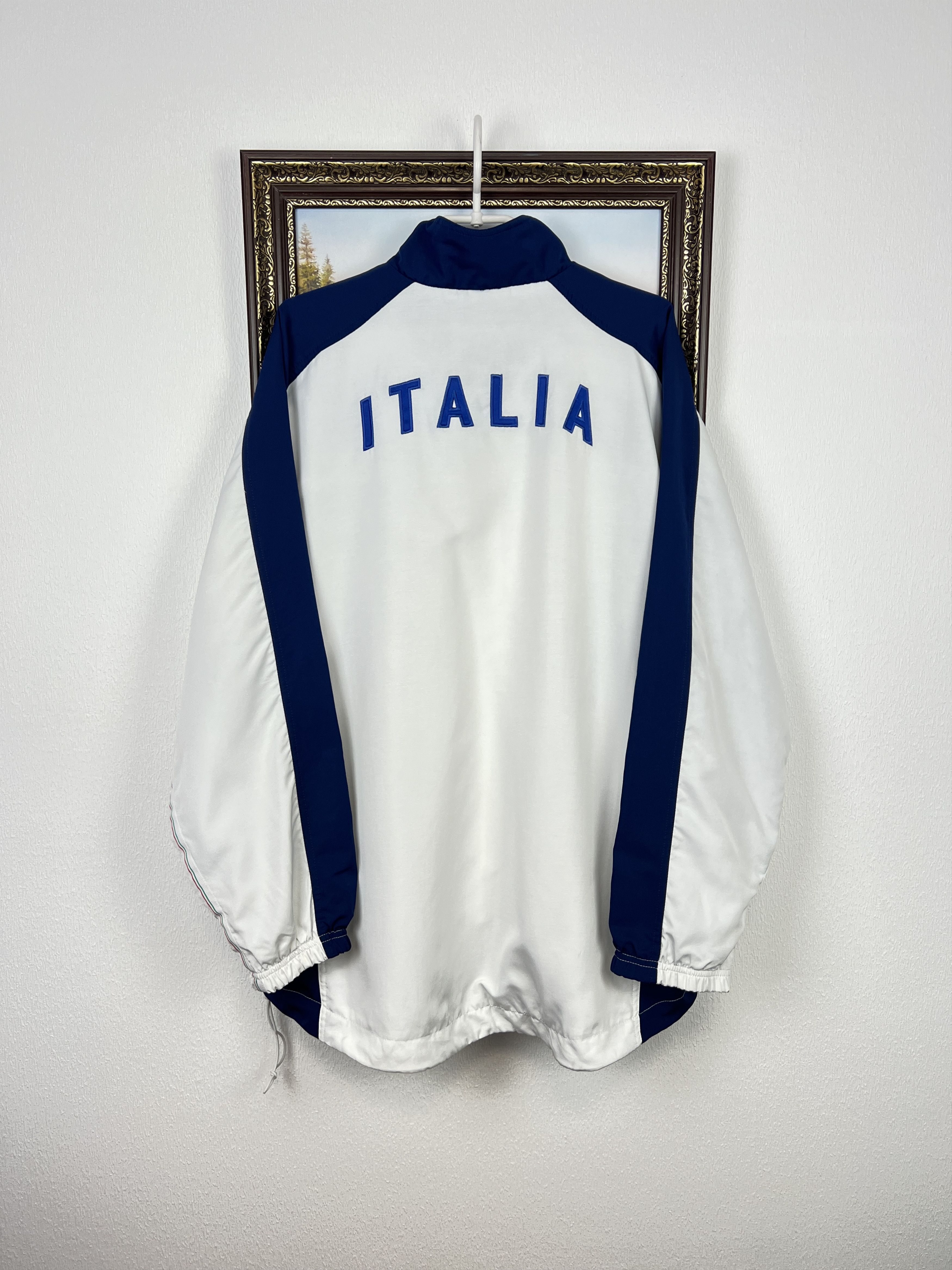 Nike Vintage 90's Nike Italy Football Jacket Soccer Track Top Size US M / EU 48-50 / 2 - 12 Thumbnail