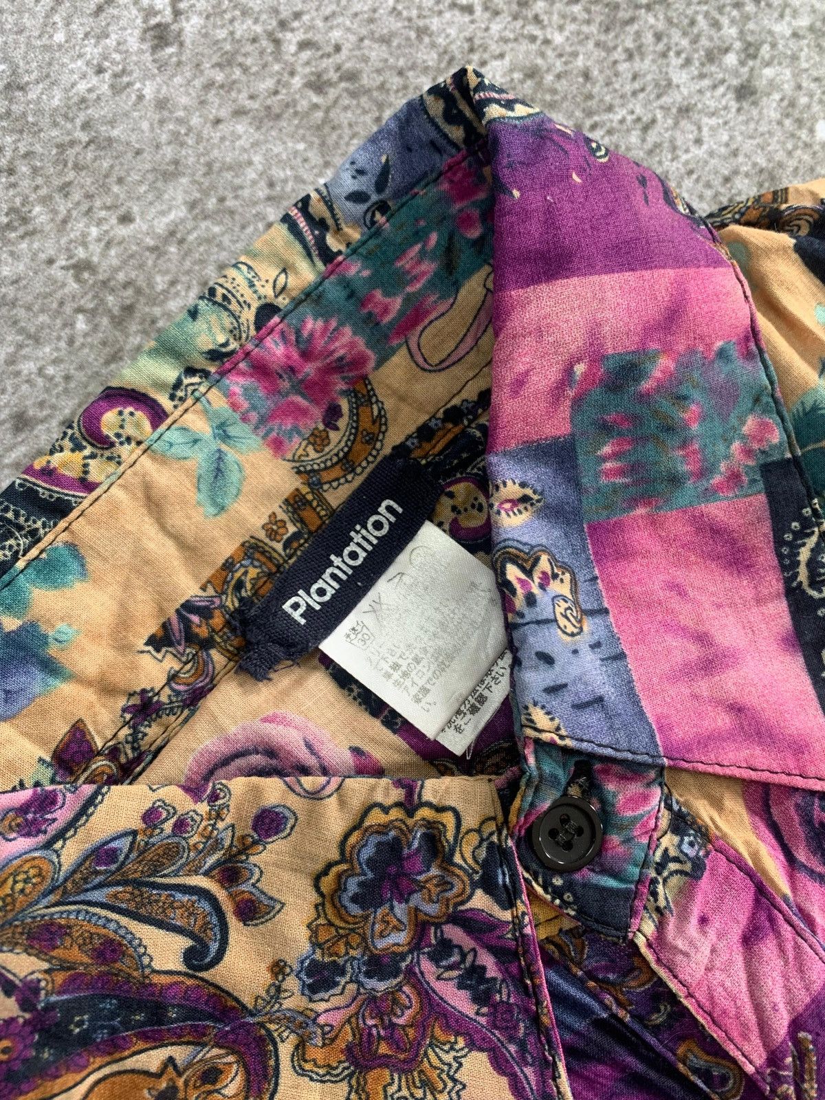 Issey Miyake Plantation By Issey Miyake Floral Shirt Size US M / EU 48-50 / 2 - 5 Thumbnail