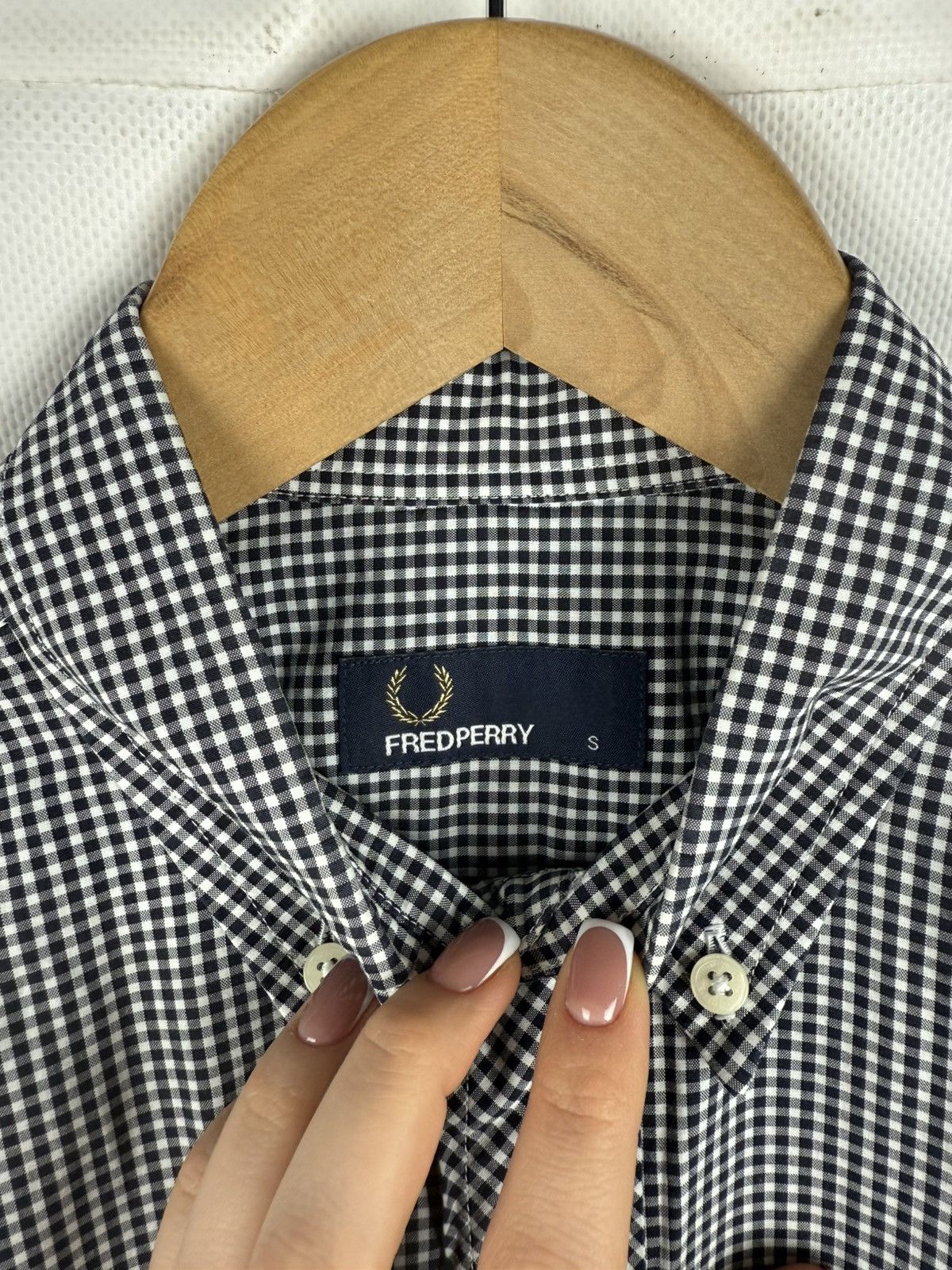 Fred Perry Fred Perry Men’s Shorts Sleeve Checked Button Up Shirt Size US S / EU 44-46 / 1 - 12 Thumbnail