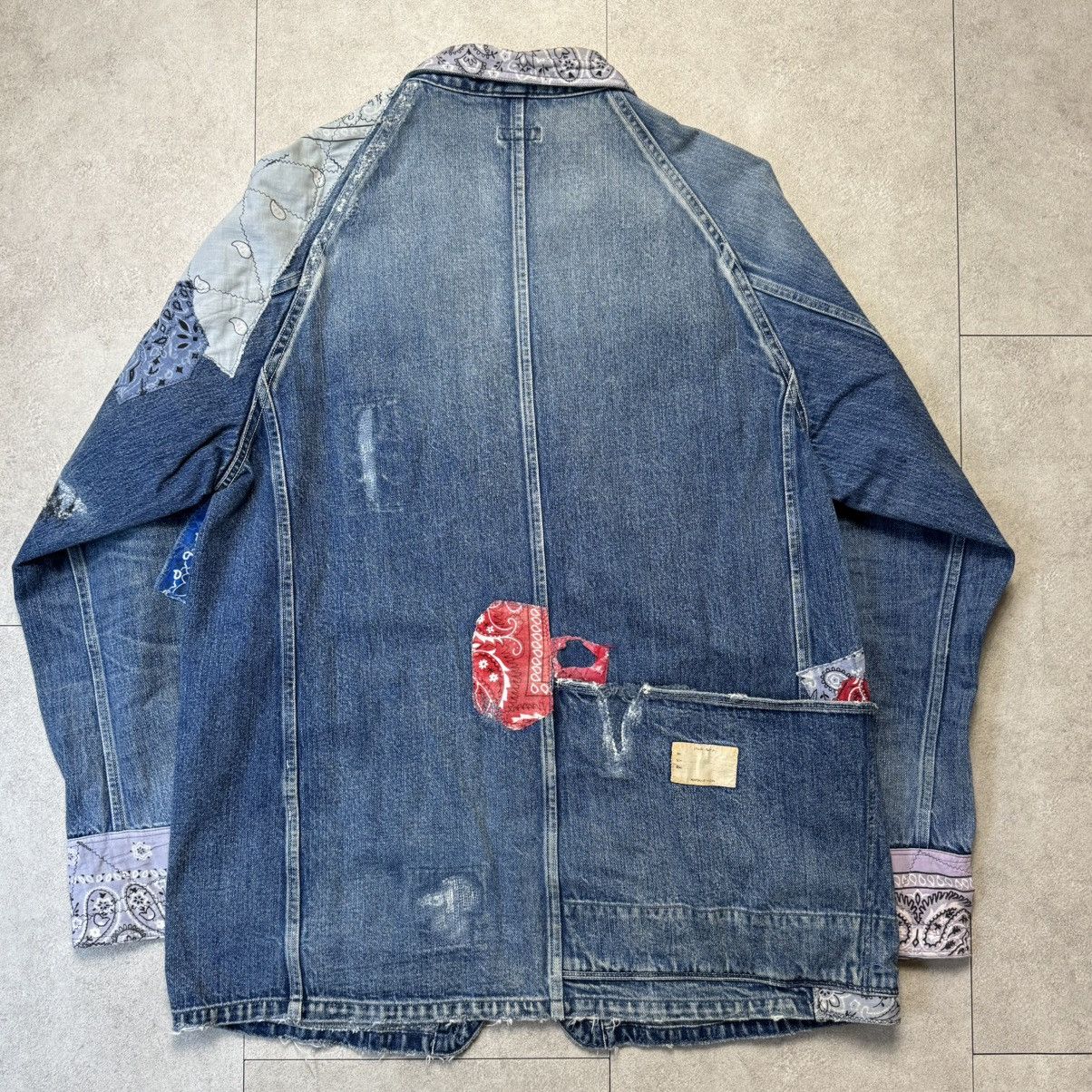 Kapital Kountry Kapital Kountry 1of1 Vintage Bandanna Denim Jacket Size US XL / EU 56 / 4 - 2 Thumbnail