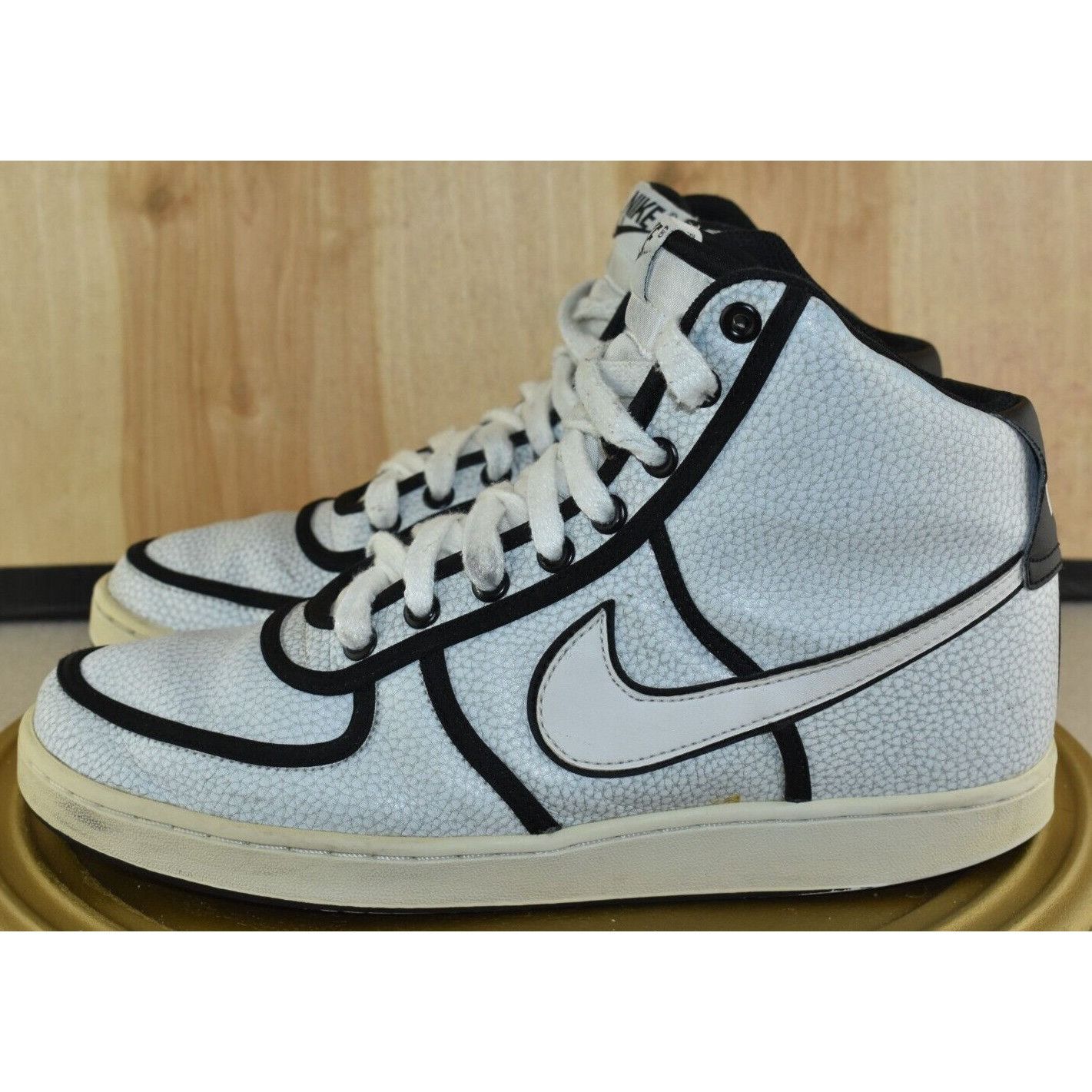 Nike Nike Vandal High Men's Shoes Size 9 White/Black Basketball S Size US 9 / EU 42 - 2 Thumbnail