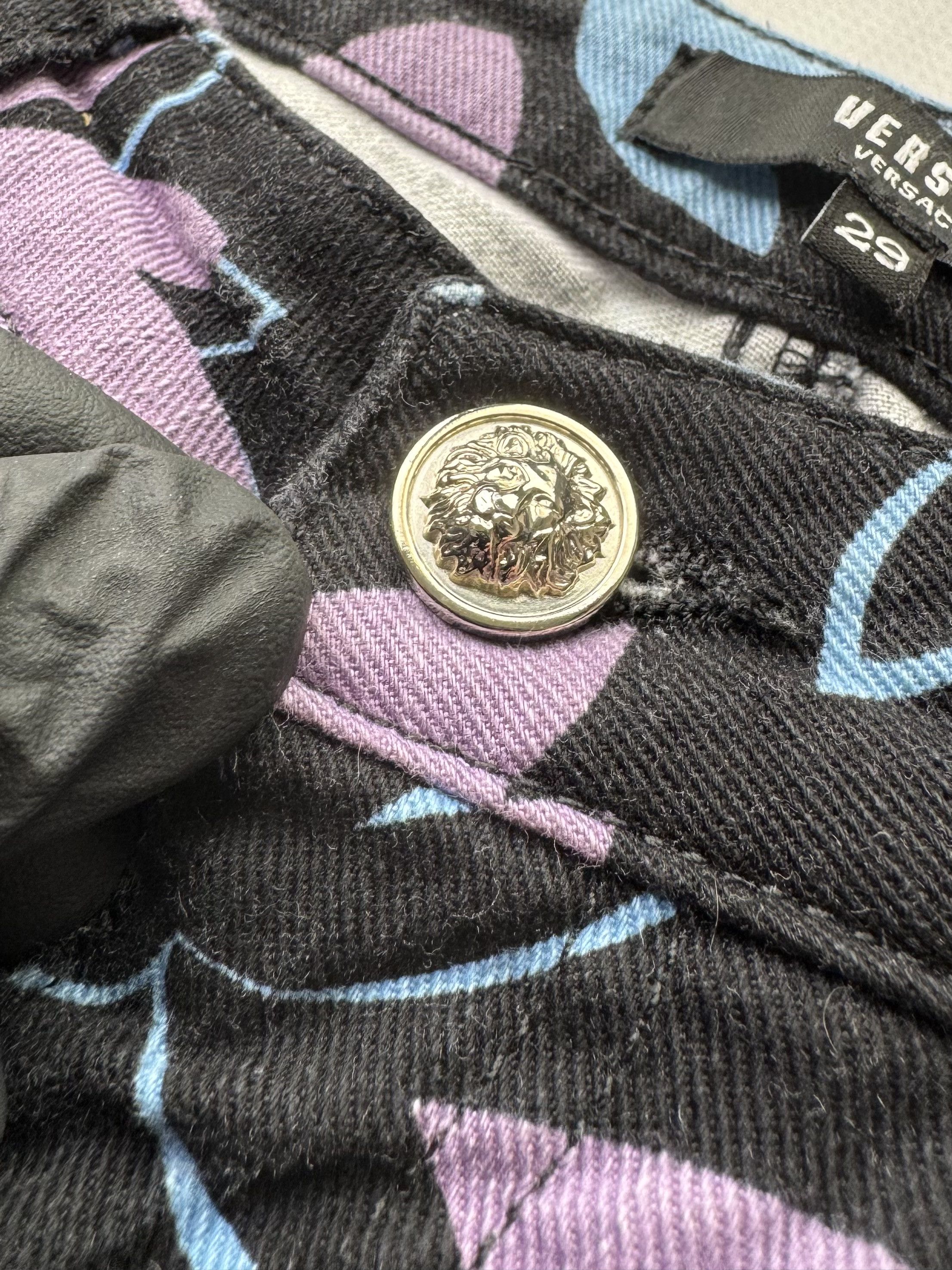 Versus Versace Versus Versace Printed Jeans (B23) Size 29" - 5 Thumbnail