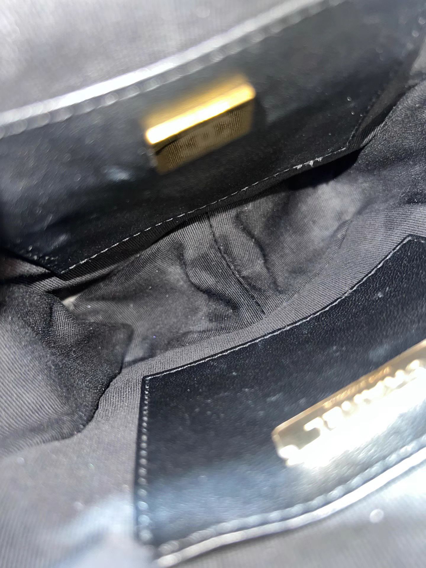 Chanel CHANEL Black Lambskin Star Bag Size ONE SIZE - 7 Thumbnail