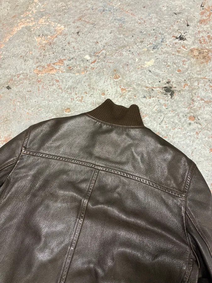 Prada 2000s Prada Brown Leather Premium Jacket Size US M / EU 48-50 / 2 - 7 Thumbnail
