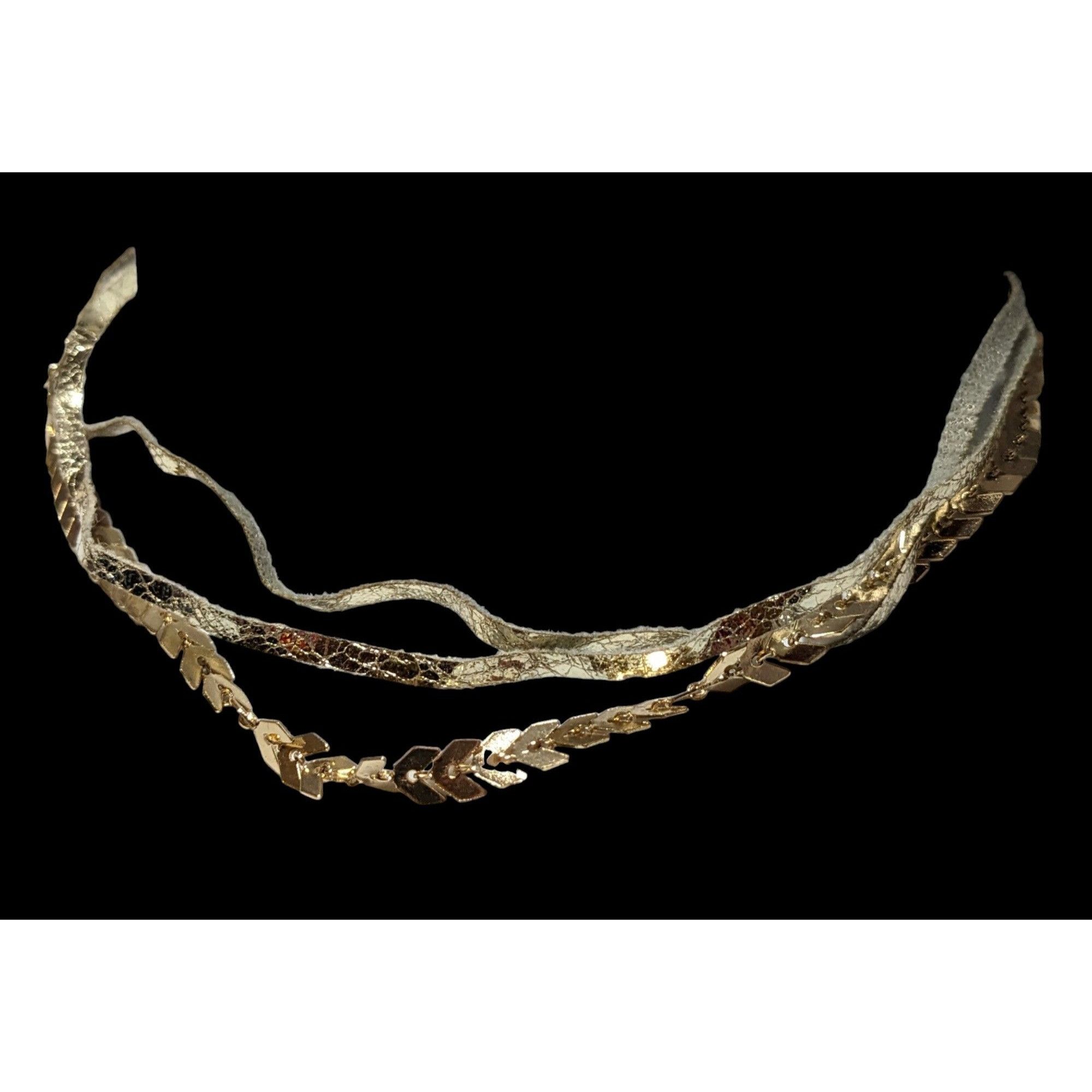 Other Gold Bohemian Choker Necklace Size ONE SIZE - 8 Thumbnail