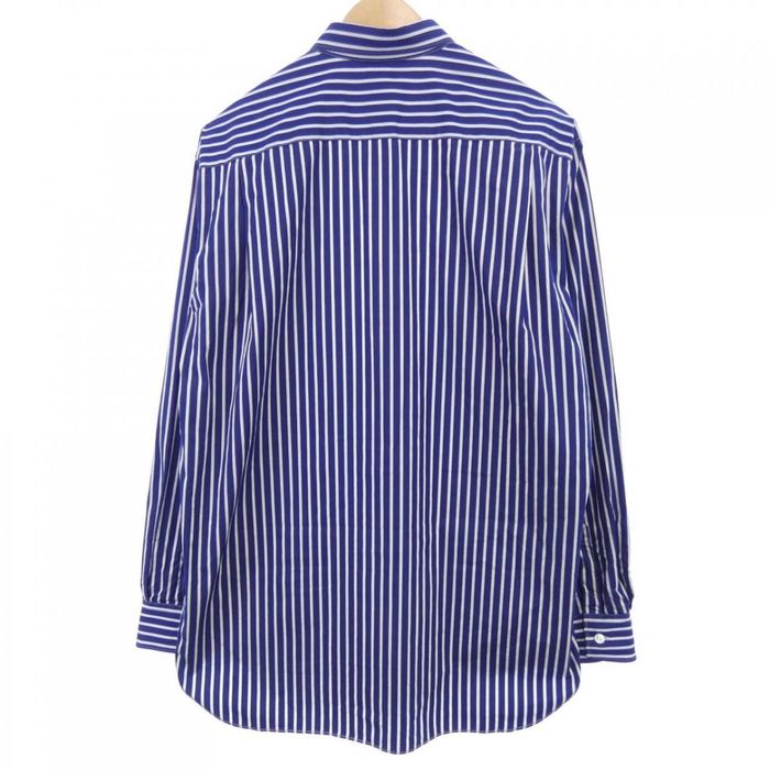 Comme des Garcons Shirt Shirt Switching Pattern Long Sleeve Blue