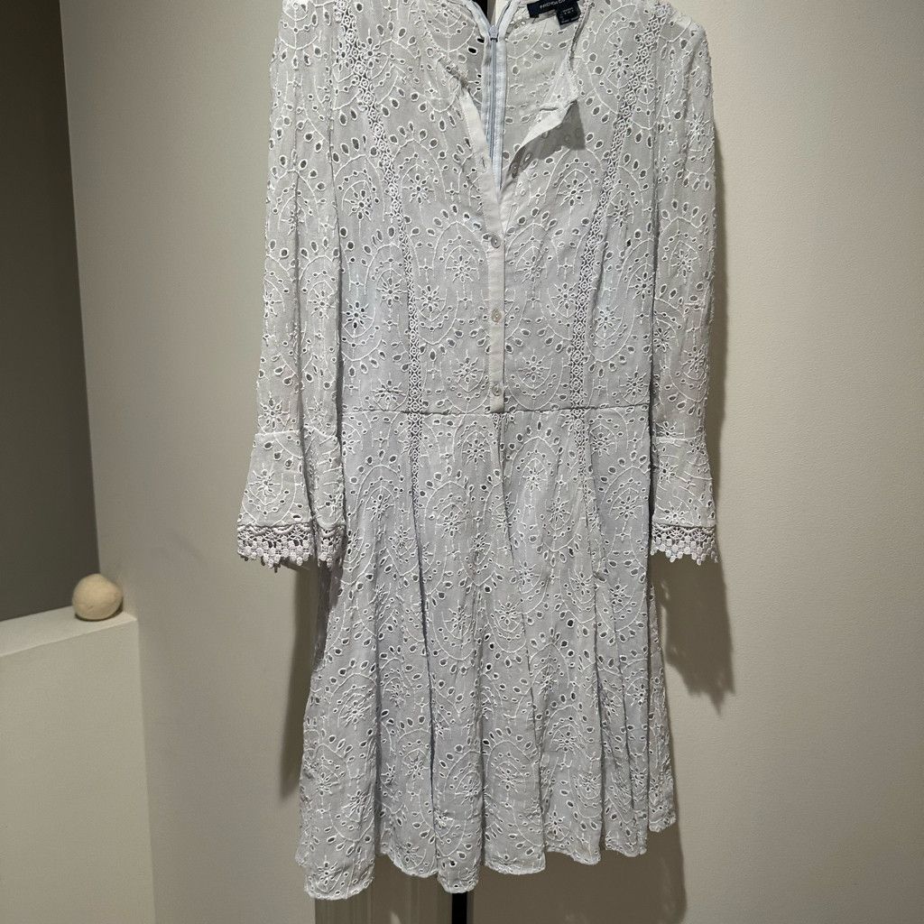 French Connection FRENCH CONNECTION Derna Drape Fluted Dress Size S / US 4 / IT 40 - 3 Thumbnail