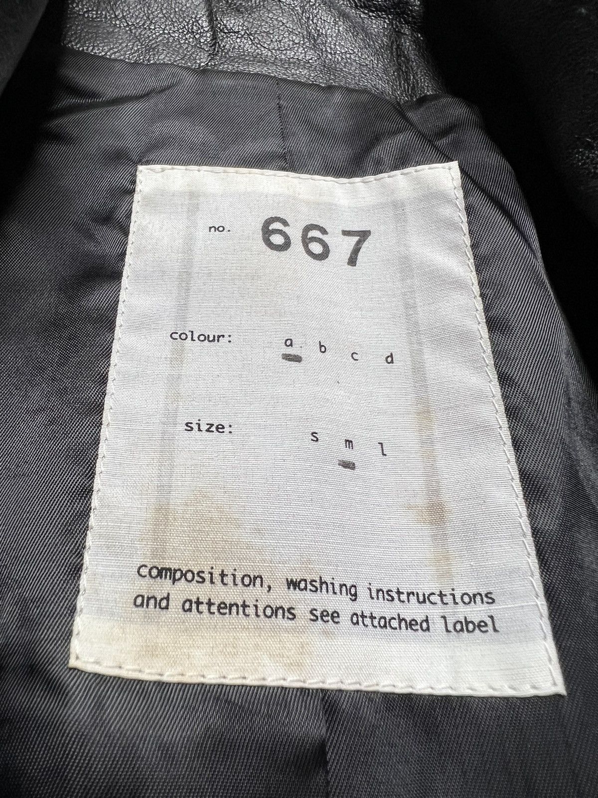 MASAHIROMARUYAMA Nude Masahiko Maruyama Goat Leather Paneled Jacket Size US M / EU 48-50 / 2 - 12 Thumbnail