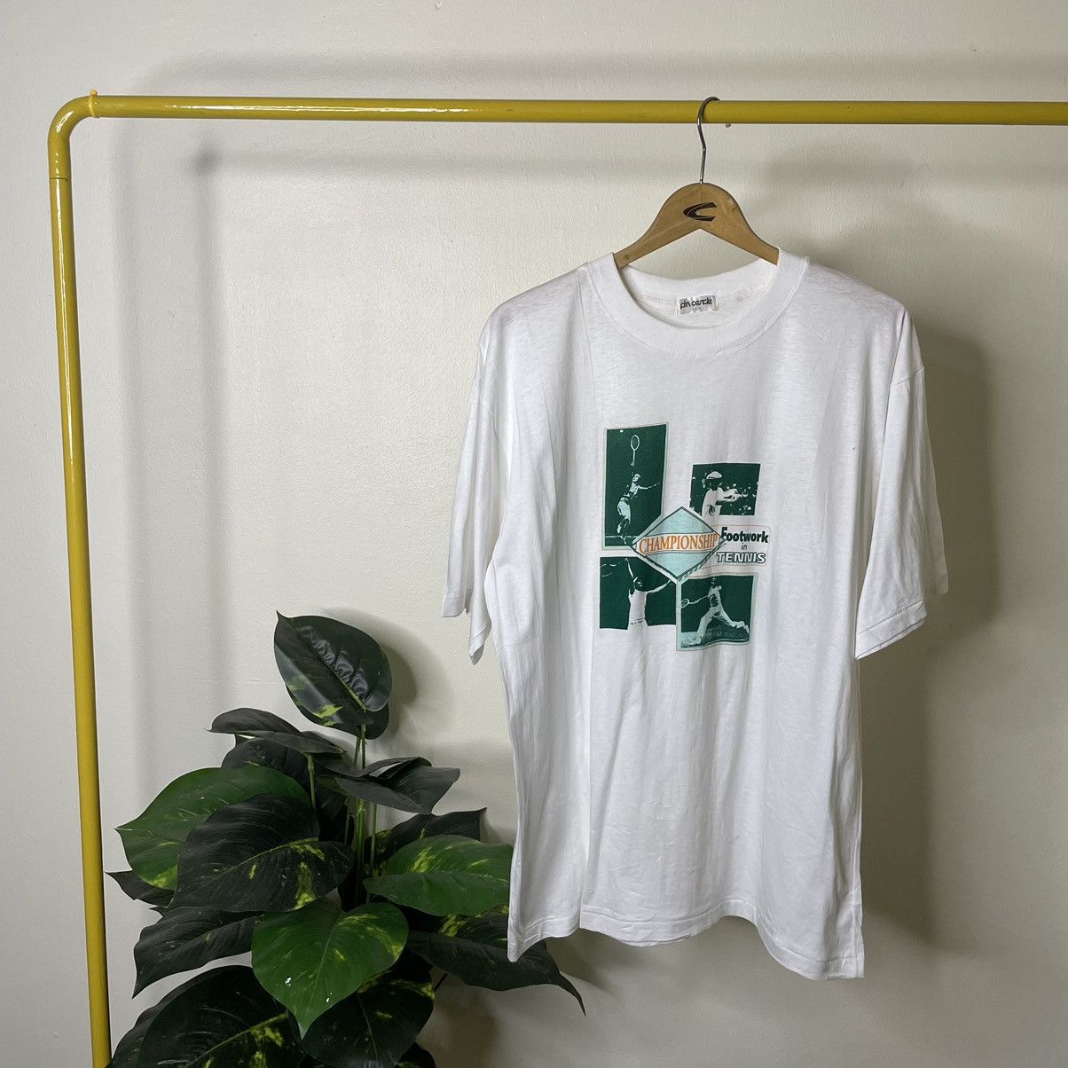 Vintage 1990s Championship Footwork of Tennis Nadal Federer Agassi Size US L / EU 52-54 / 3 - 1 Thumbnail