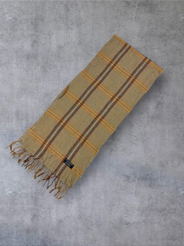 Burberry Vintage Burberry scarf beige cashmere pattern Size ONE SIZE - 5 Thumbnail