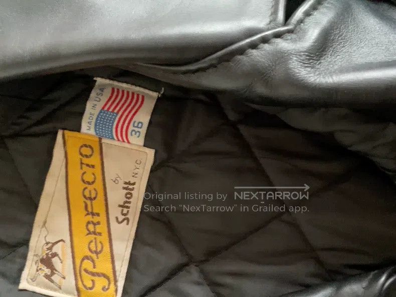 Schott Schott 613 Leather Jacket Size US S / EU 44-46 / 1 - 2 Thumbnail