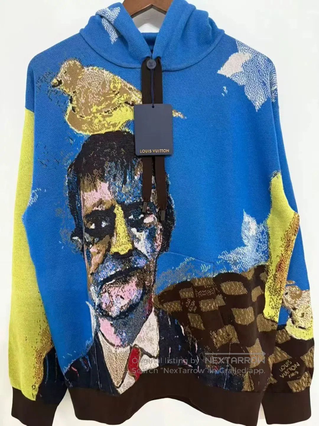 Louis Vuitton Louis Vuitton Graffiti Portrait Oil Painting Hoodie. Size US L / EU 52-54 / 3 - 2 Thumbnail