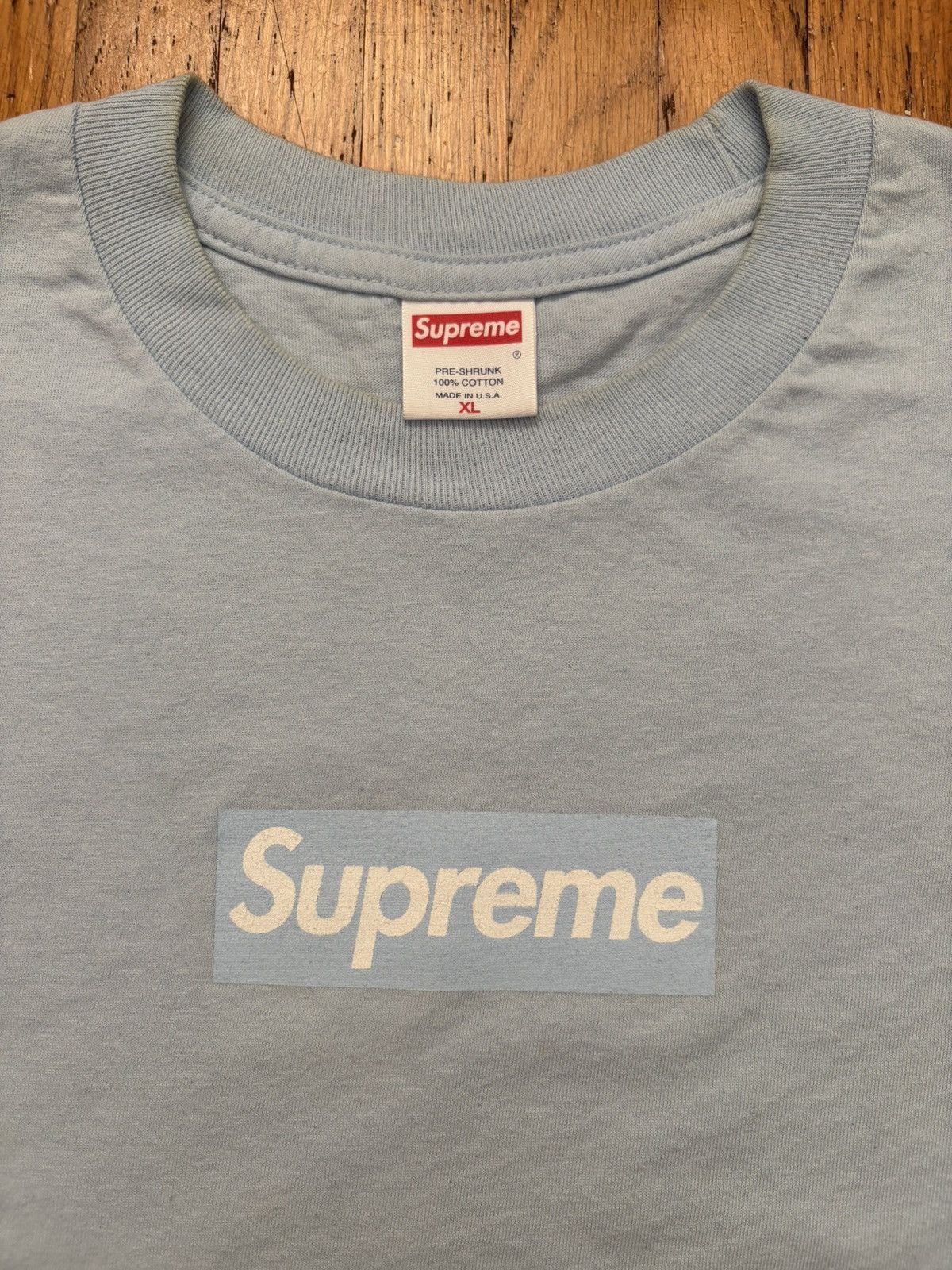 Supreme Ice Blue Box Logo | Grailed