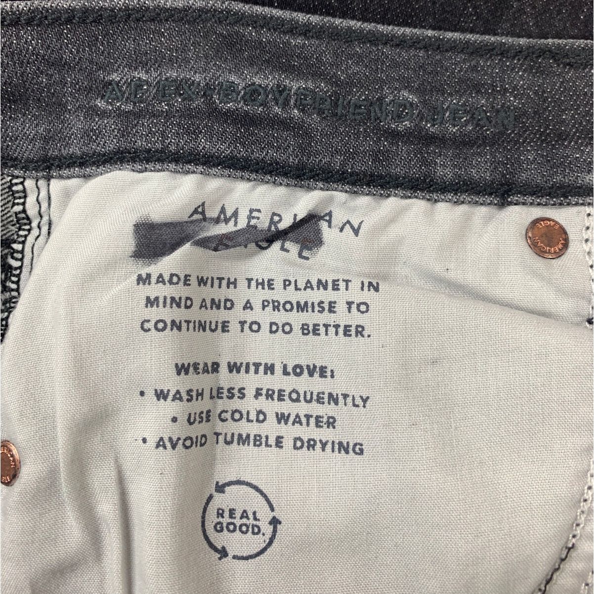 American Eagle Outfitters New American Eagle Womens Size 10 Jean Denim Sample Jeans Size 32" / US 10 / IT 46 - 8 Thumbnail