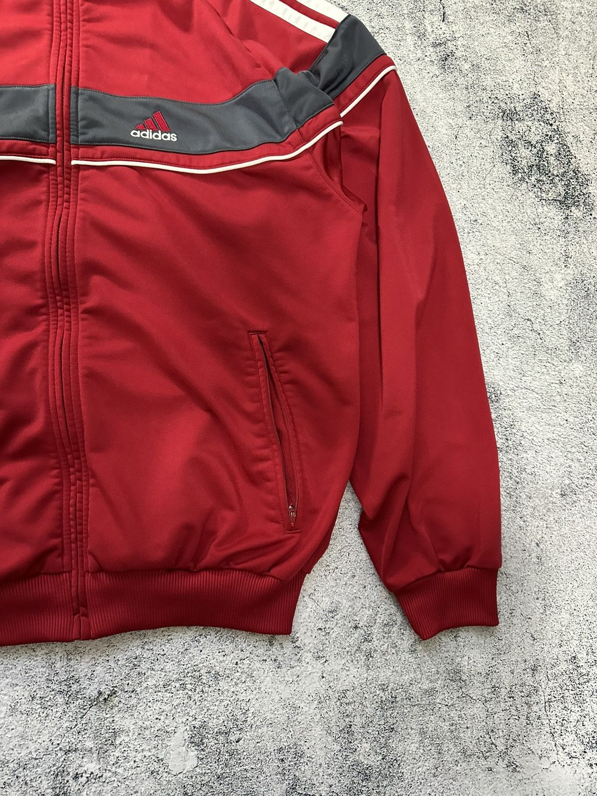 Adidas Vintage Adidas Olympic Zip Jacket Big Logo Fit Back Size US L / EU 52-54 / 3 - 8 Thumbnail