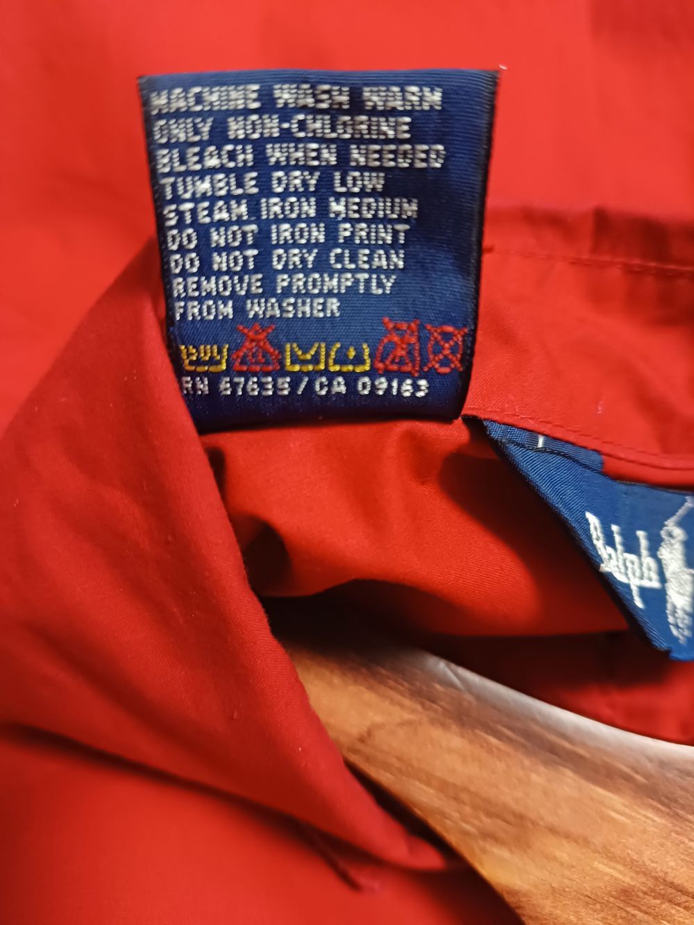 Polo Ralph Lauren 1992 original polo stadium p wing jacket red