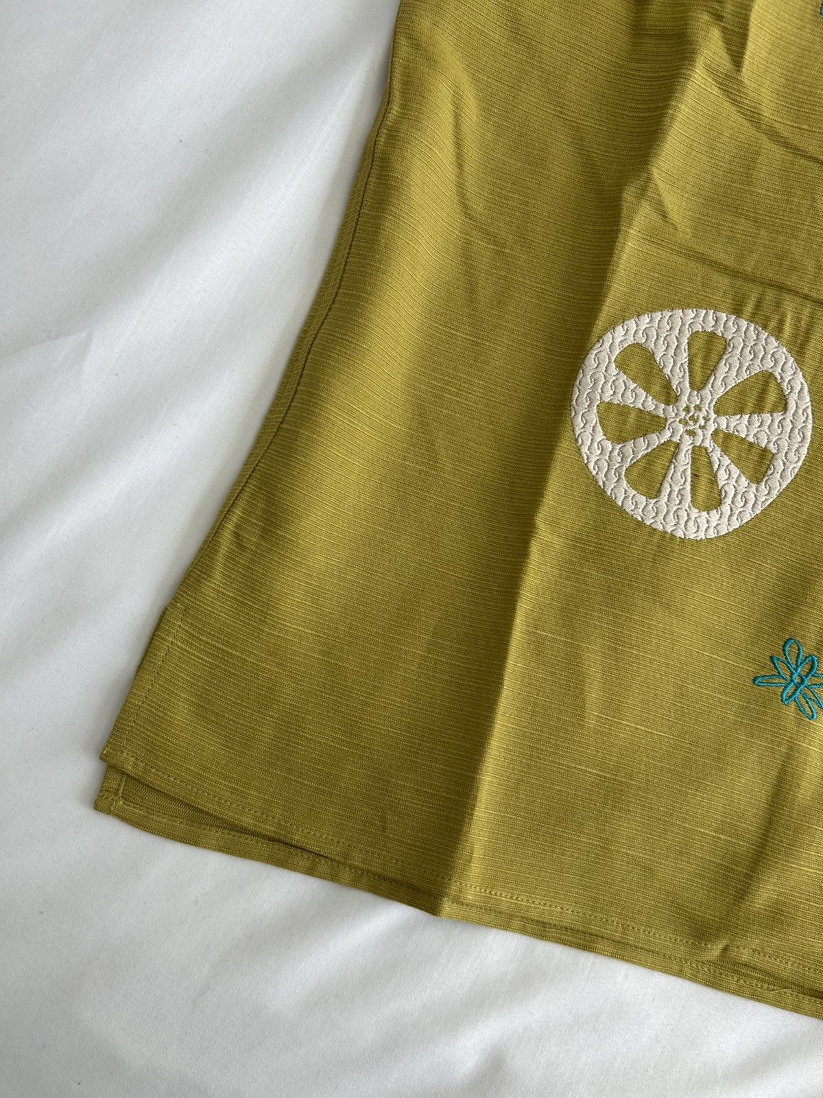 Andersson Bell Anderson Bell Yellow April Shirt Embroidered Open Colar Size US XL / EU 56 / 4 - 3 Thumbnail
