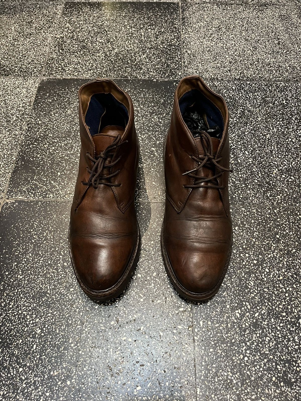 Polo Ralph Lauren Ralph Lauren RRL Army Bex Sole Boots Leather Chuka Brown Size US 8.5 / EU 41-42 - 5 Thumbnail