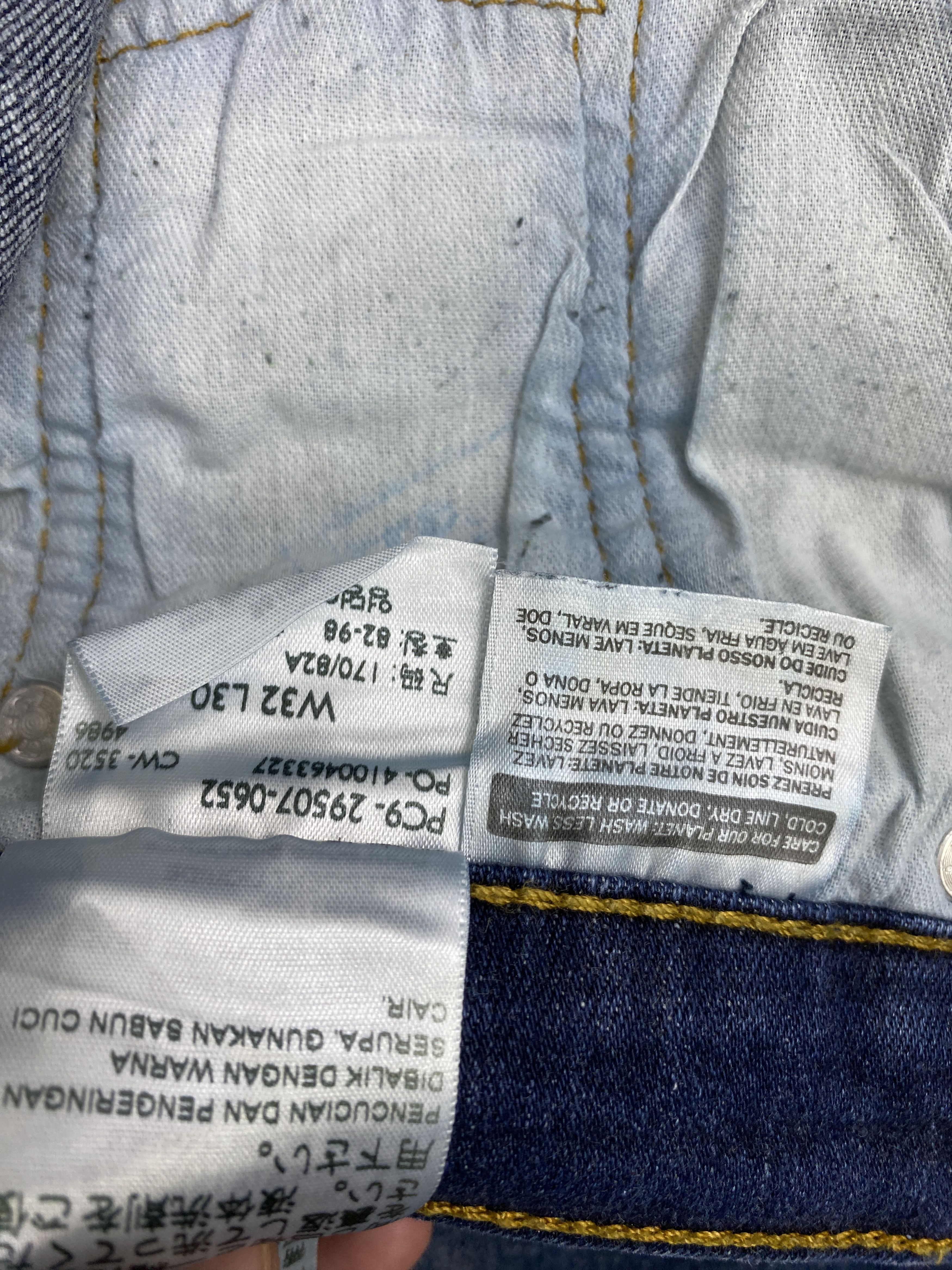 Levi's × Vintage Vintage Levis 502 Blue Faded Jeans Size US 28 / EU 44 - 13 Thumbnail
