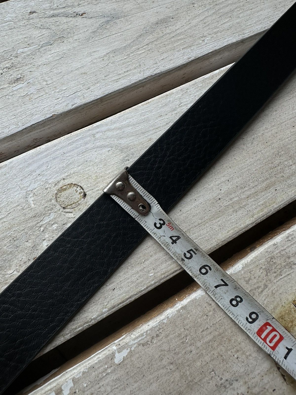 Levi's 🚨 90s Levi’s •SCULL• 100% leather belt VNTG Y2K unisex opium Size ONE SIZE - 8 Thumbnail