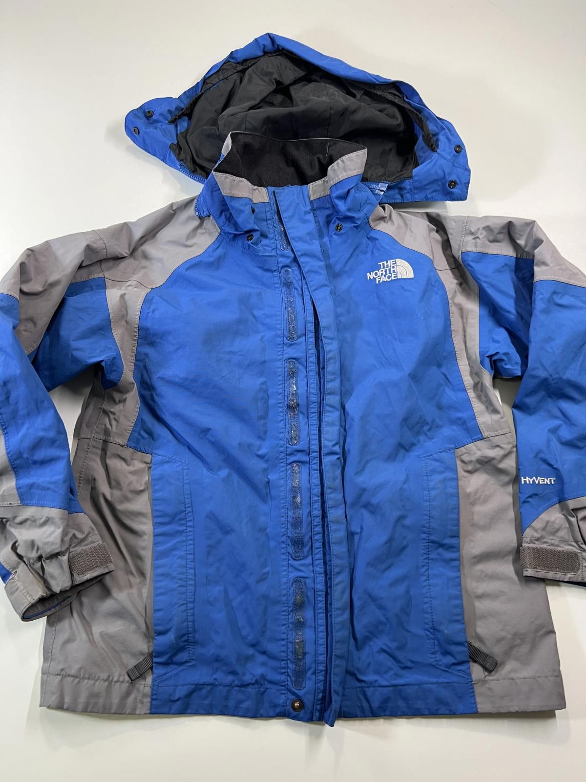 The North Face The North Face Youth Waterproof Blue and Gray Jacket Size US M / EU 48-50 / 2 - 1 Thumbnail