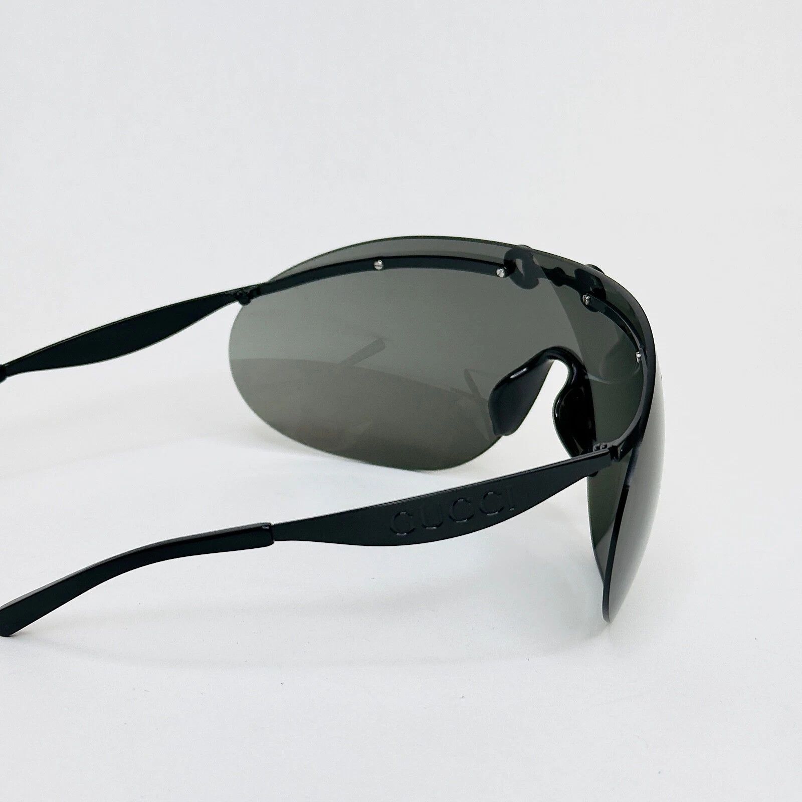 Gucci GUCCI HORSEBIT 1656 Black Metal Mask Gg1656S Sunglasses 001 Size ONE SIZE - 3 Thumbnail