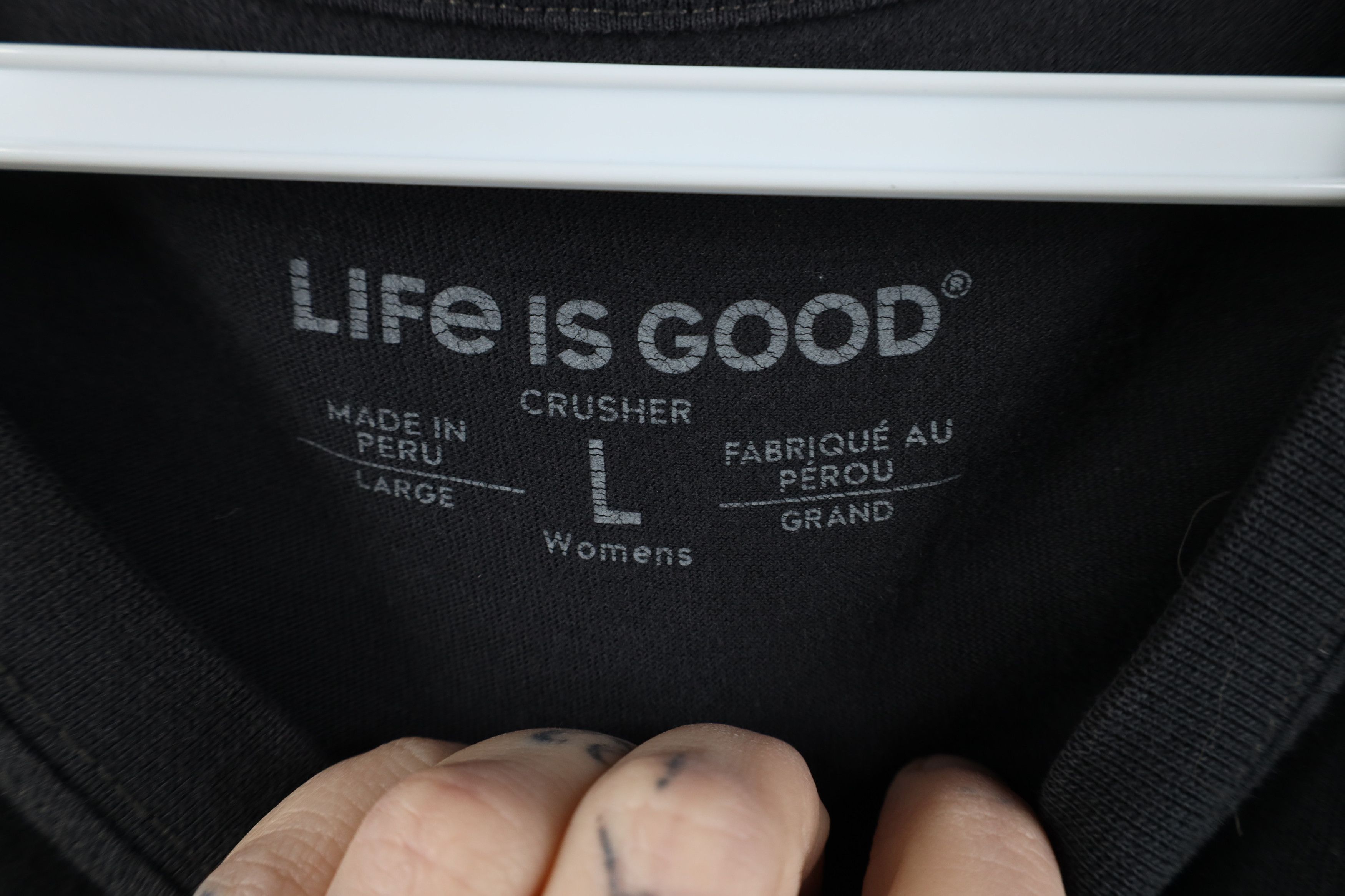 Life is Good Life Is Good Spell Out Flower Long Sleeve T-Shirt Crusher Size L / US 10 / IT 46 - 9 Thumbnail