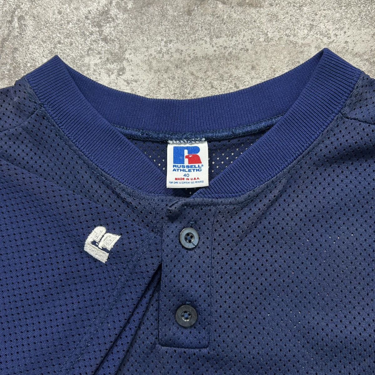 MLB × Russell Athletic × Vintage VTG 90s CLEVELAND INDIANS JOSE MESA RUSSELL PRACTICE JERSEY Size US M / EU 48-50 / 2 - 6 Thumbnail