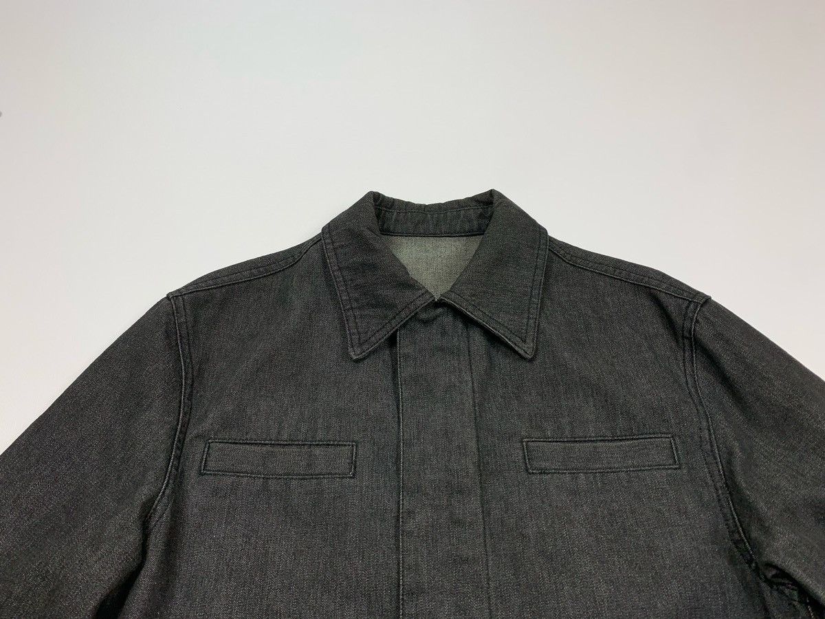 Designer × Moschino × Vintage Moschino Jeans Denim Jacket Zip Lampo Size L Silver Size L / US 10 / IT 46 - 10 Thumbnail