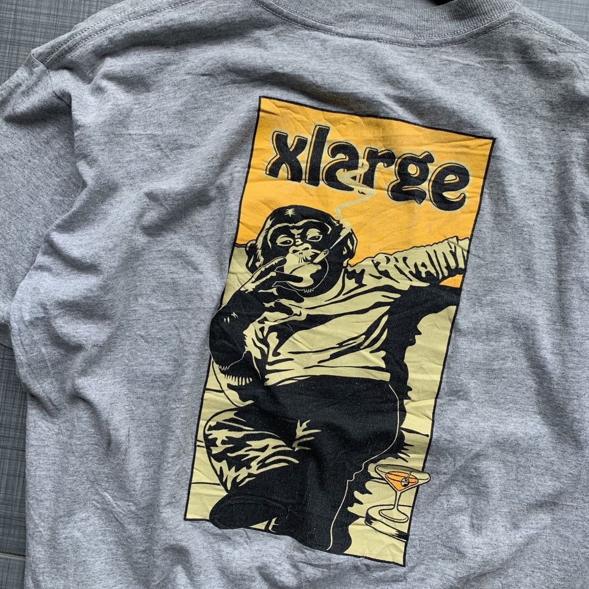Vintage × Xlarge 90s XLARGE ‘THE CHIMPS ARE ALRIGHT’ Size US M / EU 48-50 / 2 - 3 Thumbnail
