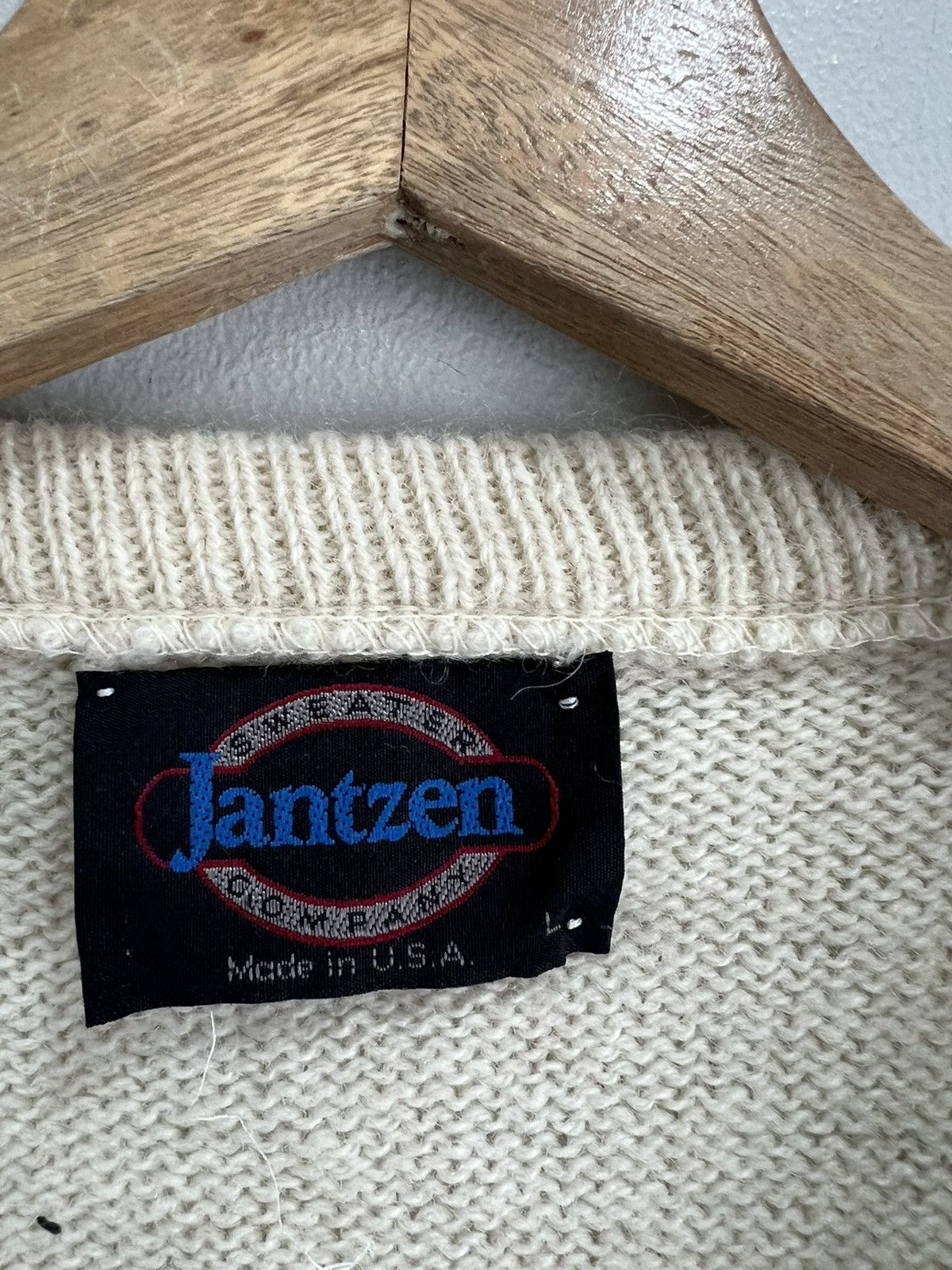 Jantzen Vintage Janzten Sleeveless Cable Knit Sweater vest Size US L / EU 52-54 / 3 - 4 Thumbnail