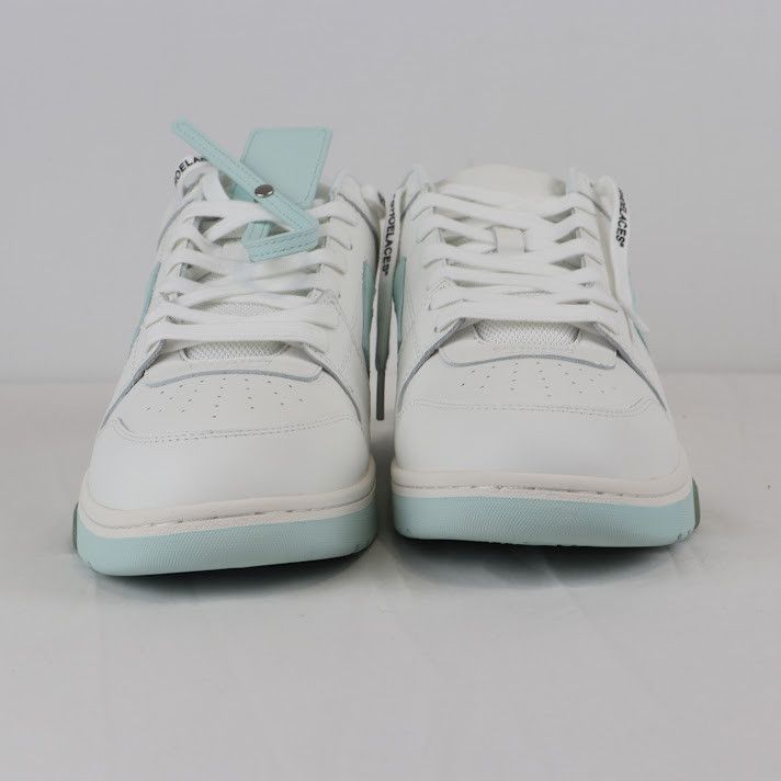 Off-White Q:3 / Out of Office Calf Leather Sneakers in White Mint Size US 13 / EU 46 - 4 Thumbnail