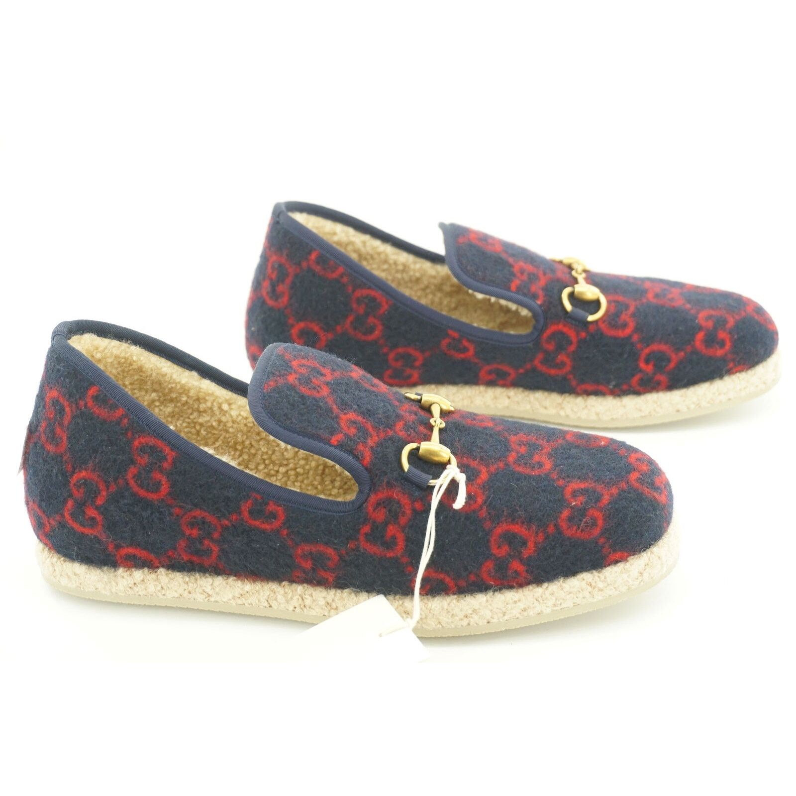 Gucci Gucci Fria GG Horsebit Espadrille Loafer Size 7.5G Wool Fur Size US 8 / EU 41 - 2 Thumbnail