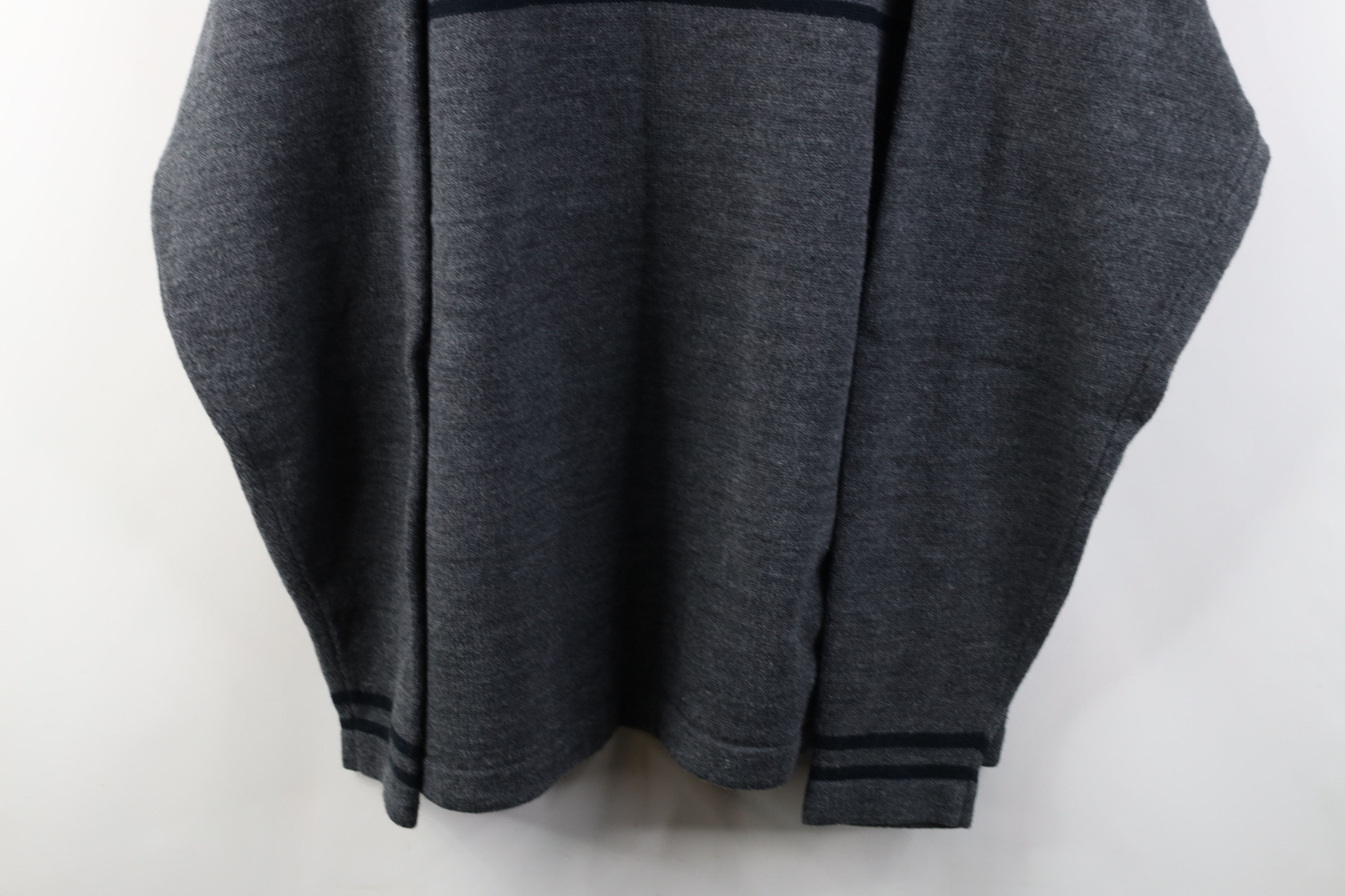Vintage Vintage 90s Streetwear Ribbed Knit V-Neck Sweater Gray Size US XL / EU 56 / 4 - 3 Thumbnail
