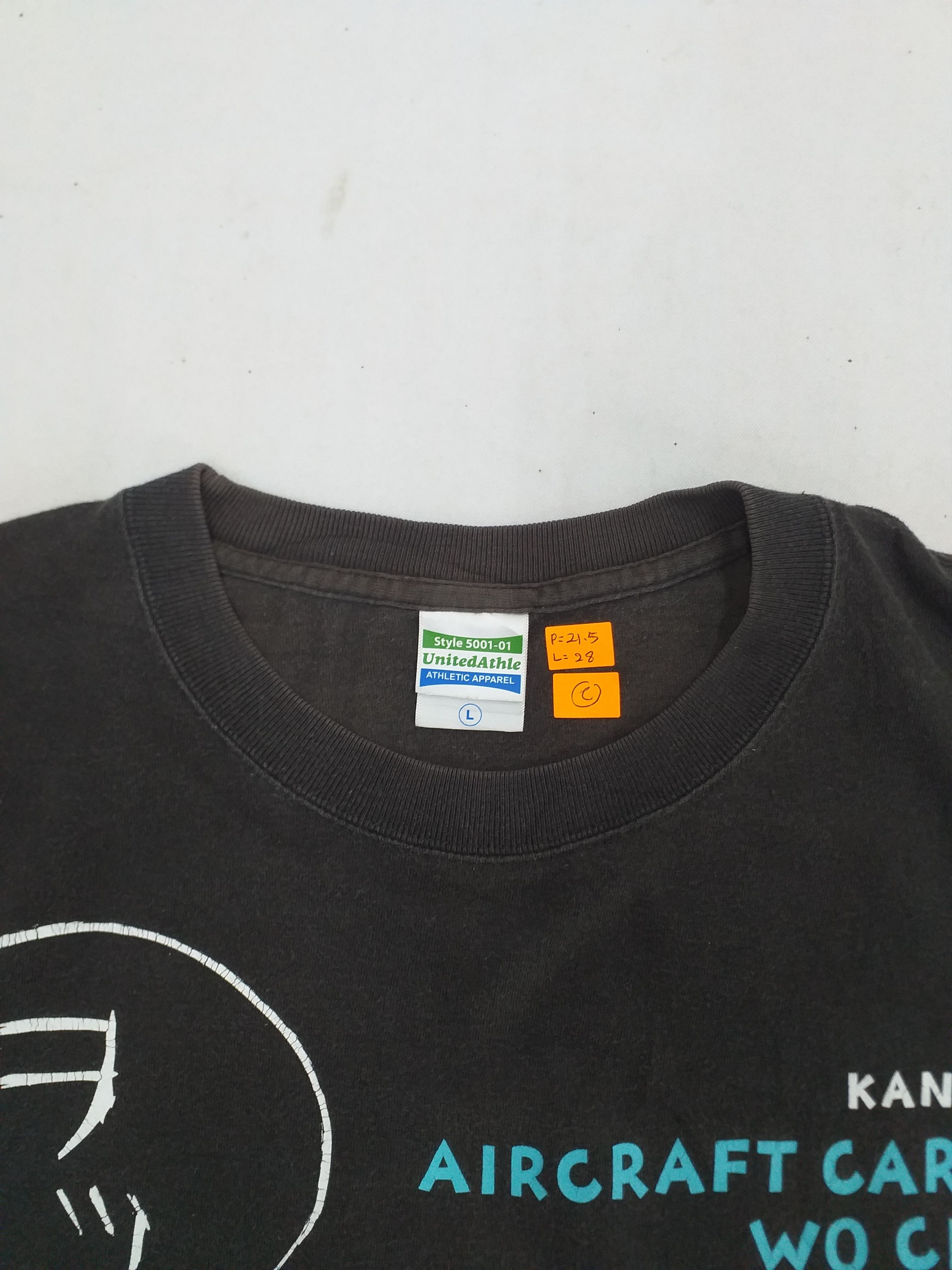 Anime Vintage Kancolle Aircraft Carrier Wo Class Large Tee -C085 Size US L / EU 52-54 / 3 - 4 Thumbnail
