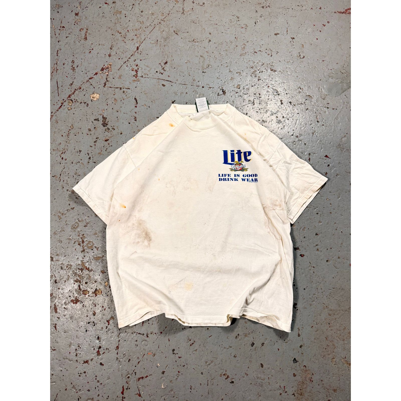 Other Crazy Distressed Vintage Miller Light Tee Size US L / EU 52-54 / 3 - 4 Thumbnail