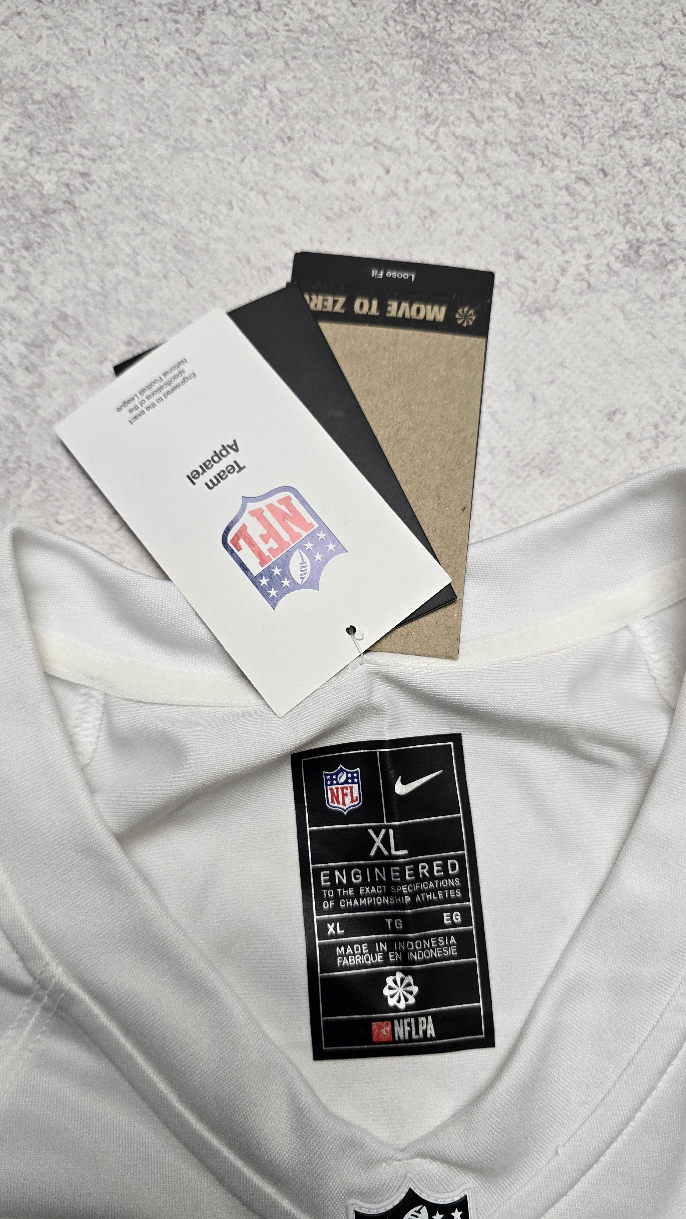 Nike Mahomes #15 Chiefs Super Bowl LIX Tundra White Game Jersey Size US XL / EU 56 / 4 - 14 Thumbnail