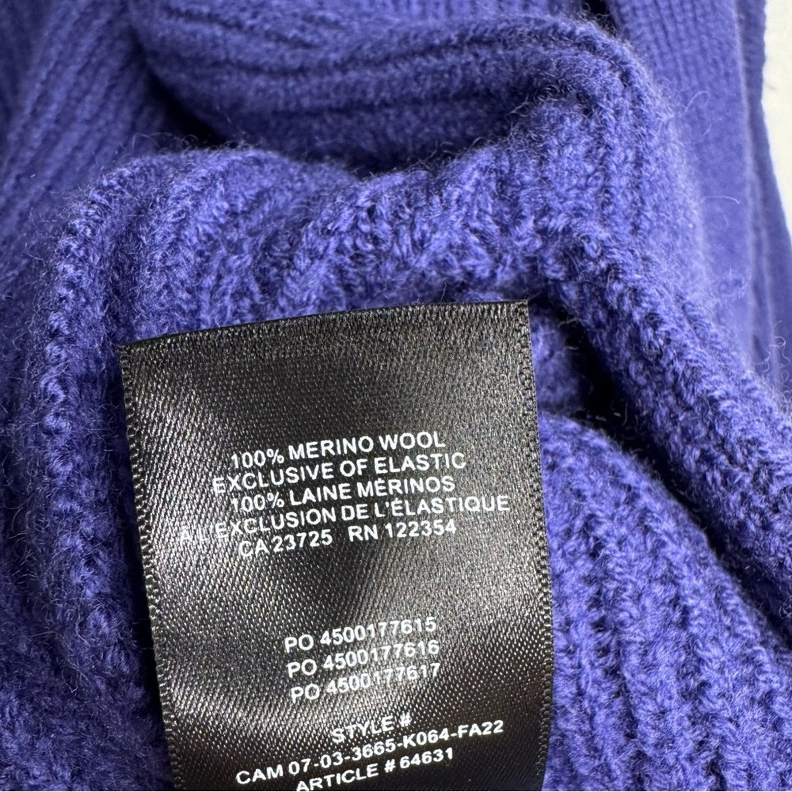 Aritzia Artiza Wilfred Free Unwind Wool Cardigan in Purple Size S / US 4 / IT 40 - 5 Thumbnail