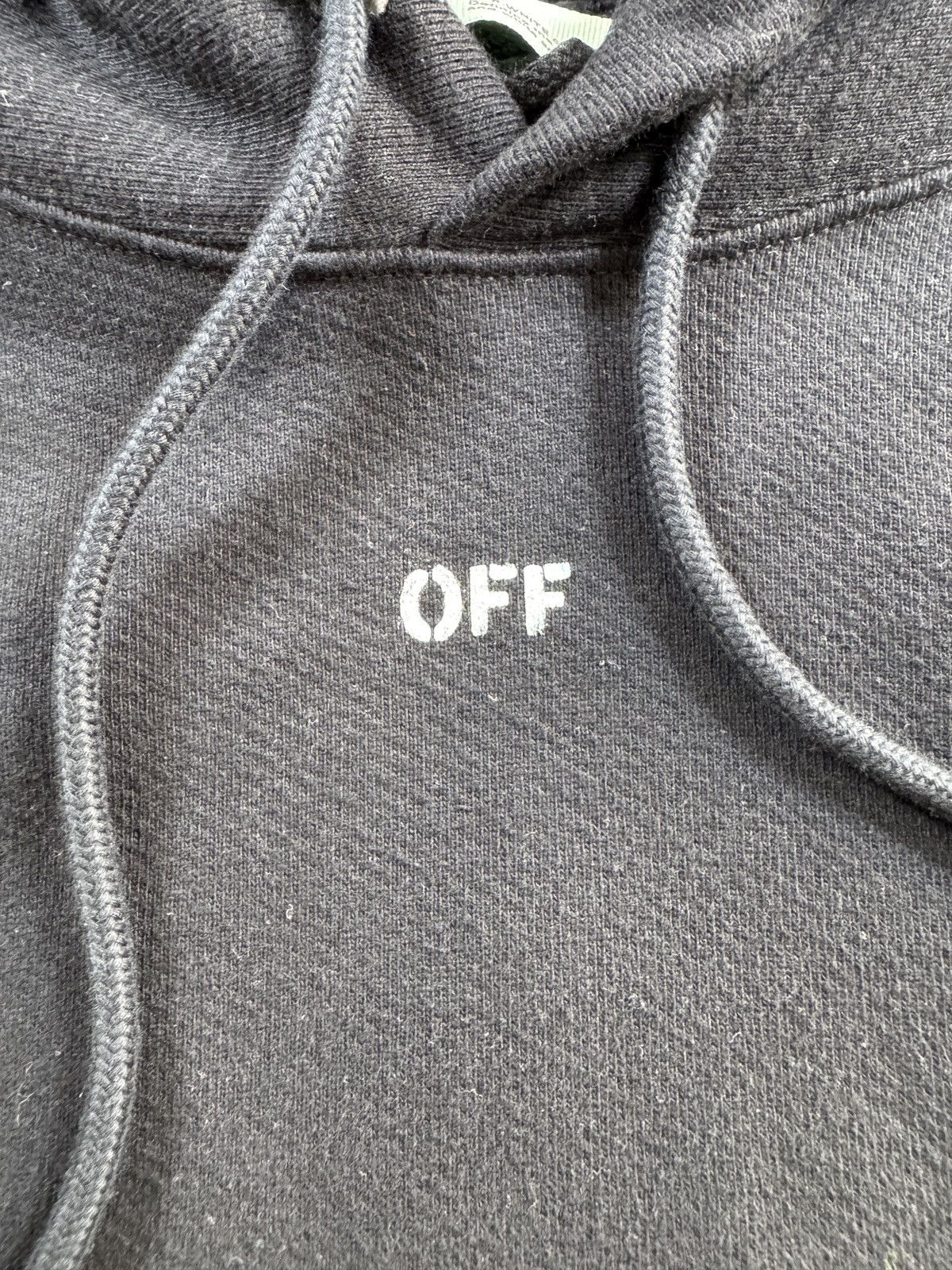 Off-White Off-White Black Oversized Diagonal Skulls Hoodie Size Medium Size US M / EU 48-50 / 2 - 6 Thumbnail