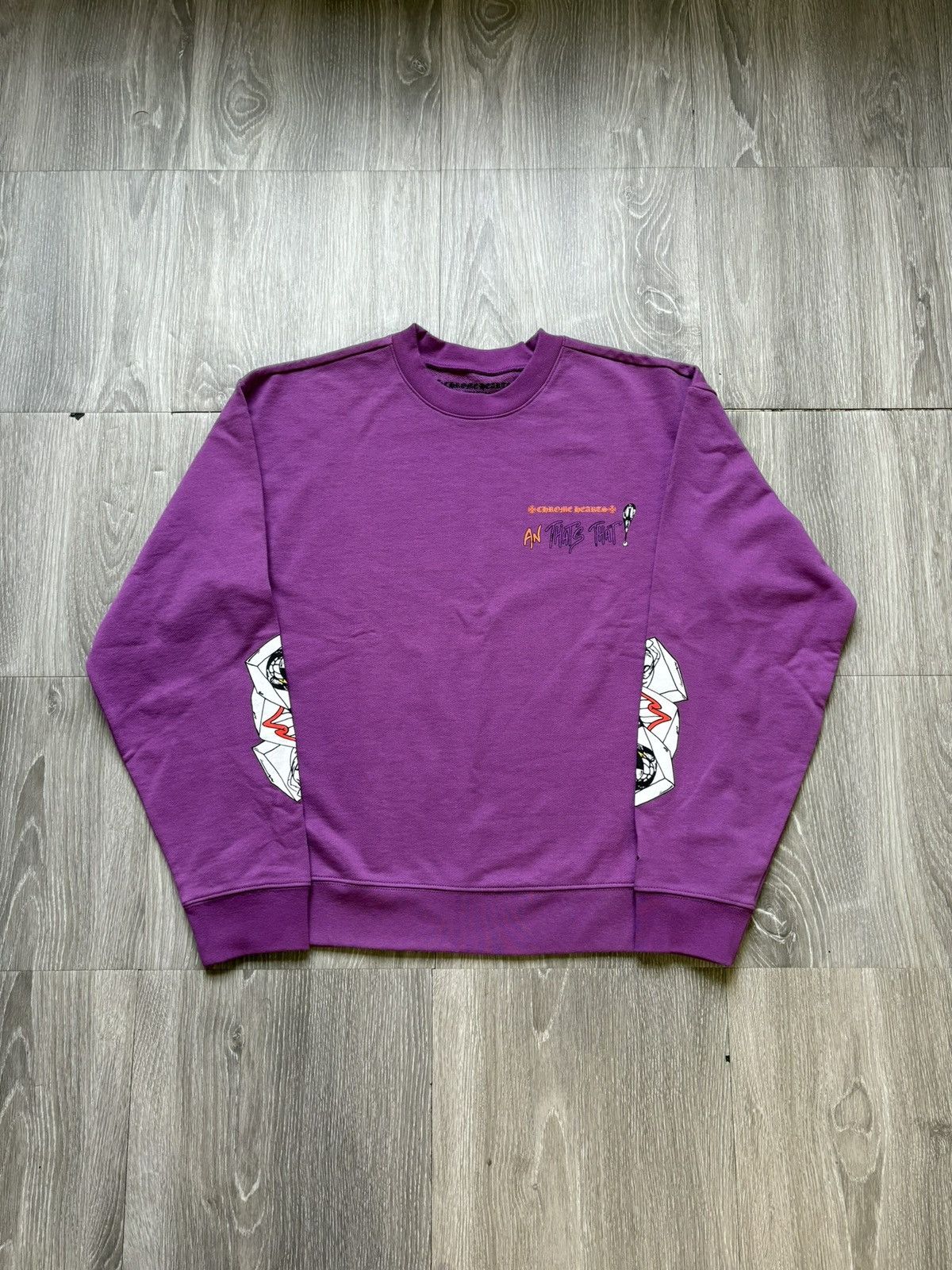 Chrome Hearts Chrome Hearts Matty Boy Purple An Thats That Crewneck Size US L / EU 52-54 / 3 - 1 Thumbnail