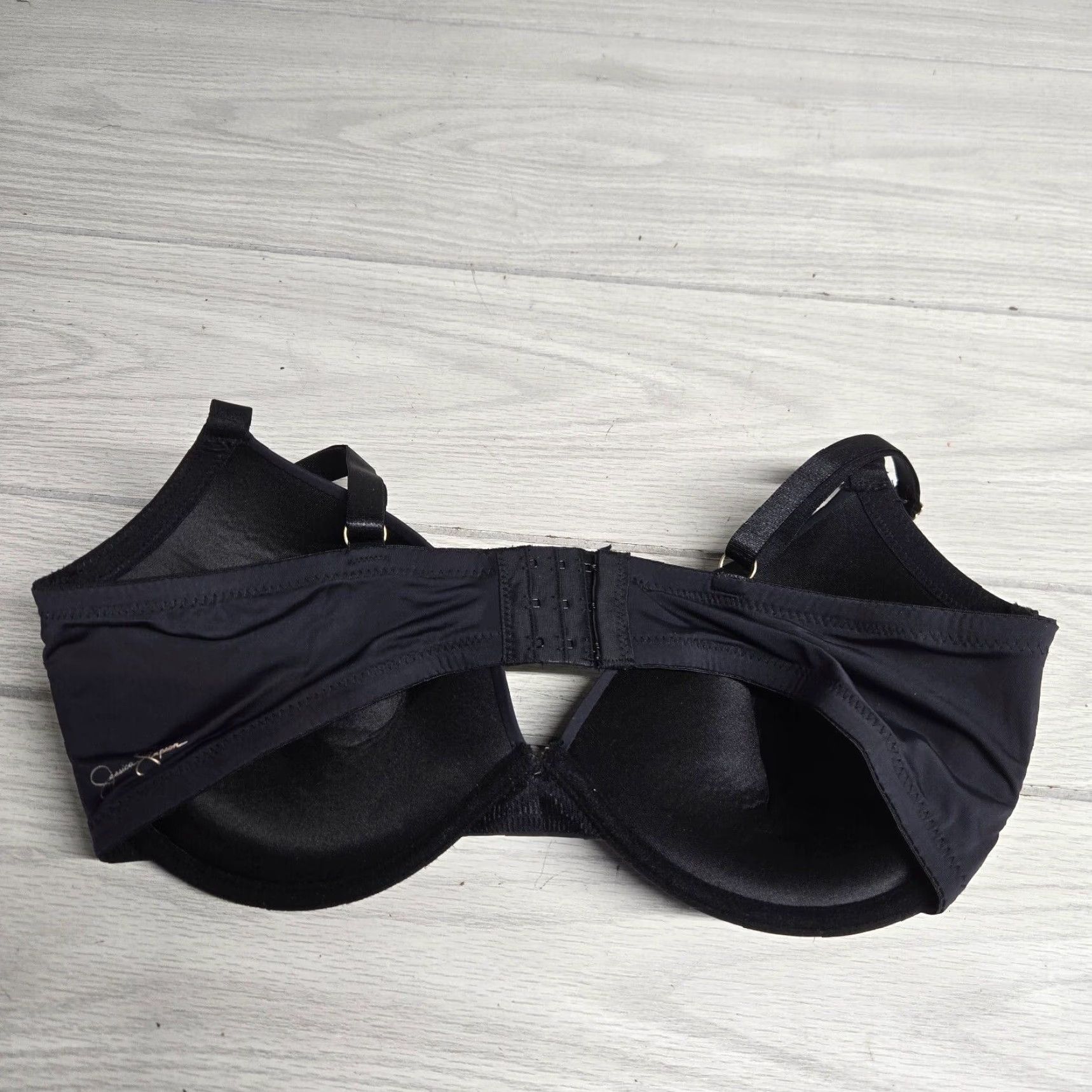 Jessica Simpson Jessica Simpson Balconette Bra Black 38C Womens Style 71222 Back Closure Size ONE SIZE - 2 Thumbnail