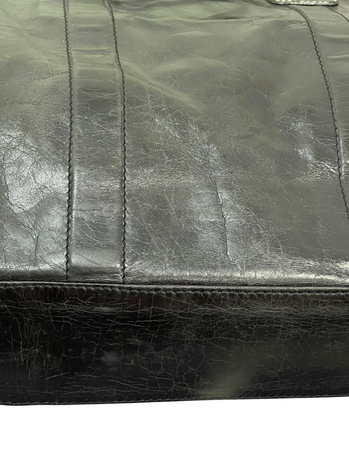 Genuine Leather Full Leather Patina F. Clio Italy Brief Bag 1🟩7 Size ONE SIZE - 12 Thumbnail
